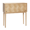Hübsch Herringbone Console Table, posuvné dveře
