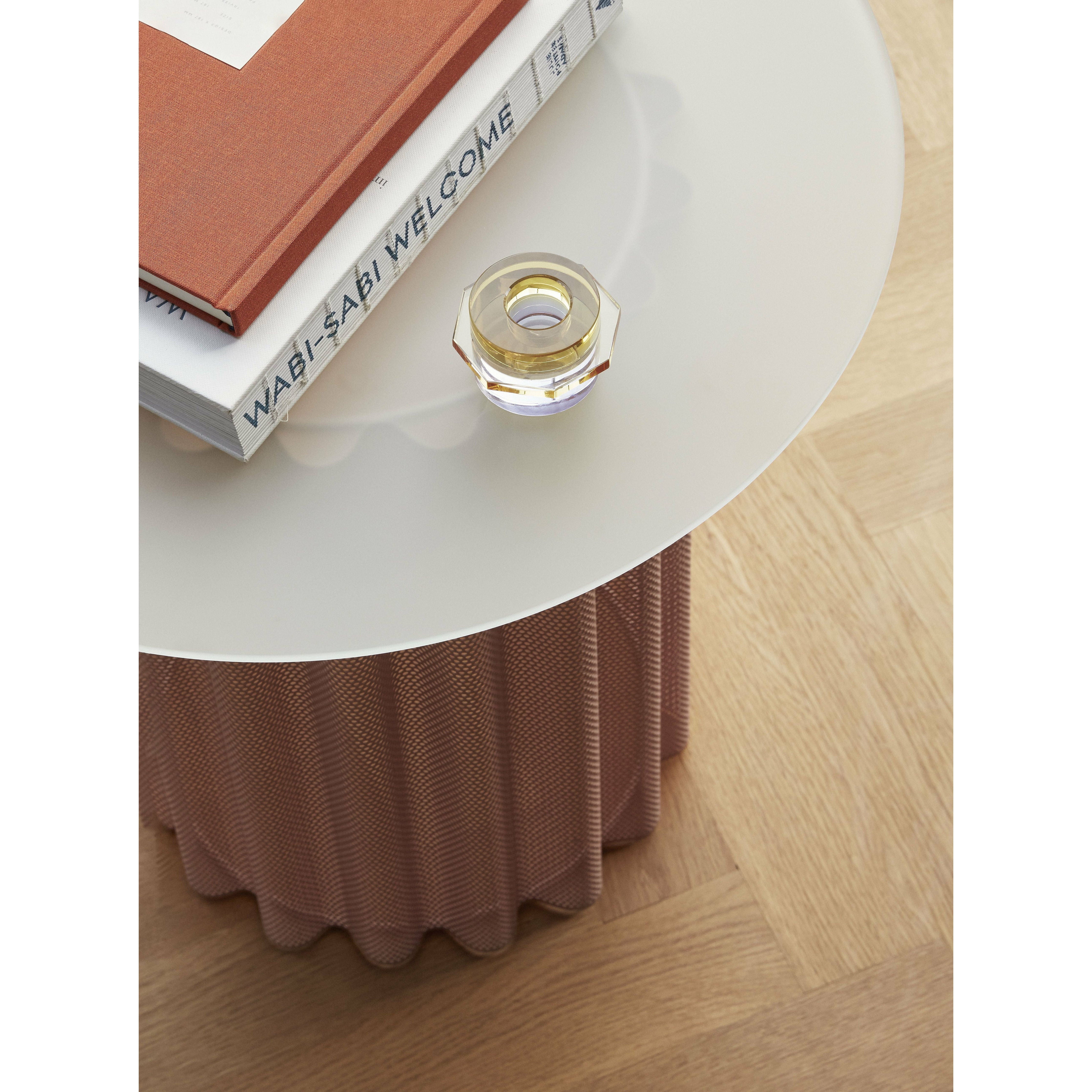 [product_category]-Hübsch Kiosk Candlestick Glass Amber/Purple Set Of 2-Hübsch-5712772072455-341101-HUB-2