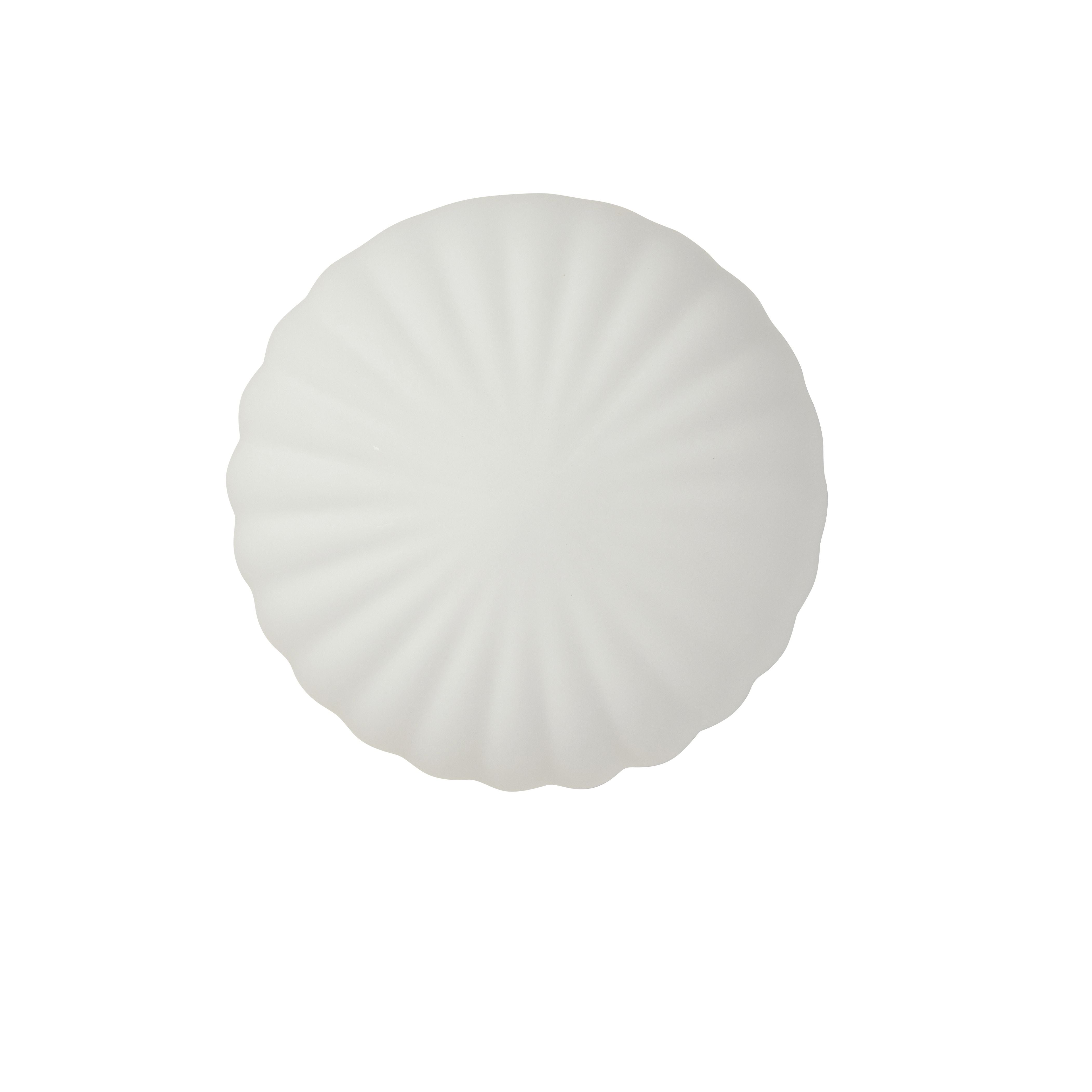 [product_category]-Hübsch Kumu Wall Lamp ø18 Cm White-Hübsch-5712772112878-991313-HUB-2