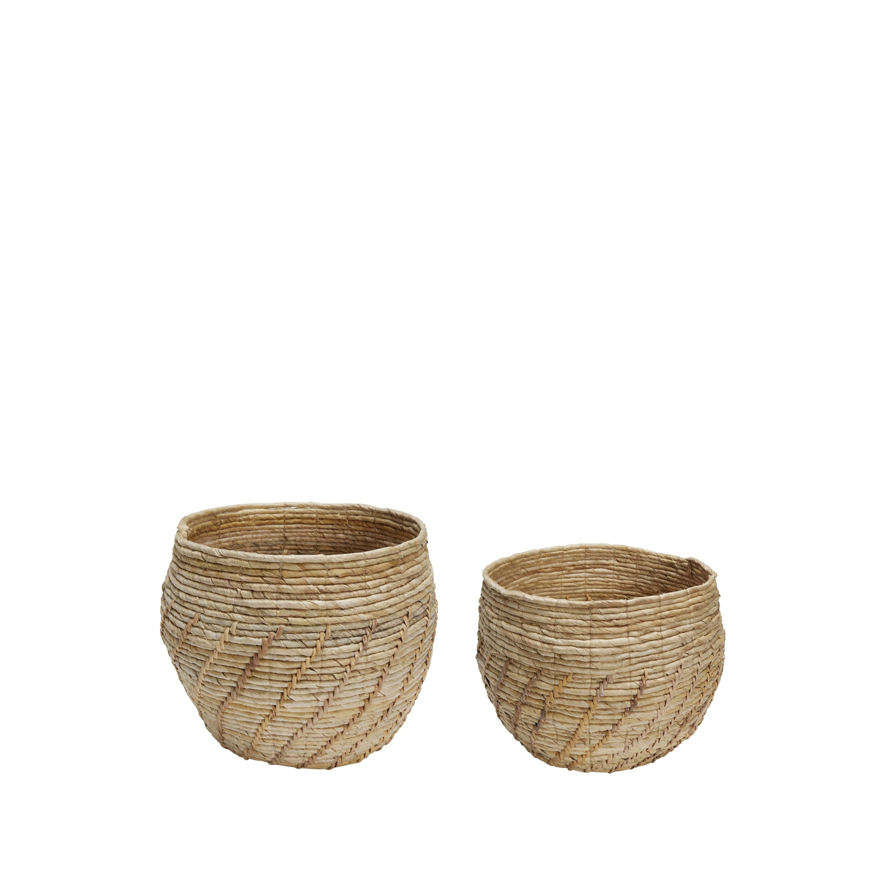 [product_category]-Hübsch Luxe Basket Natural Set Of 2-Hübsch-5712772130612-171701-HUB-2