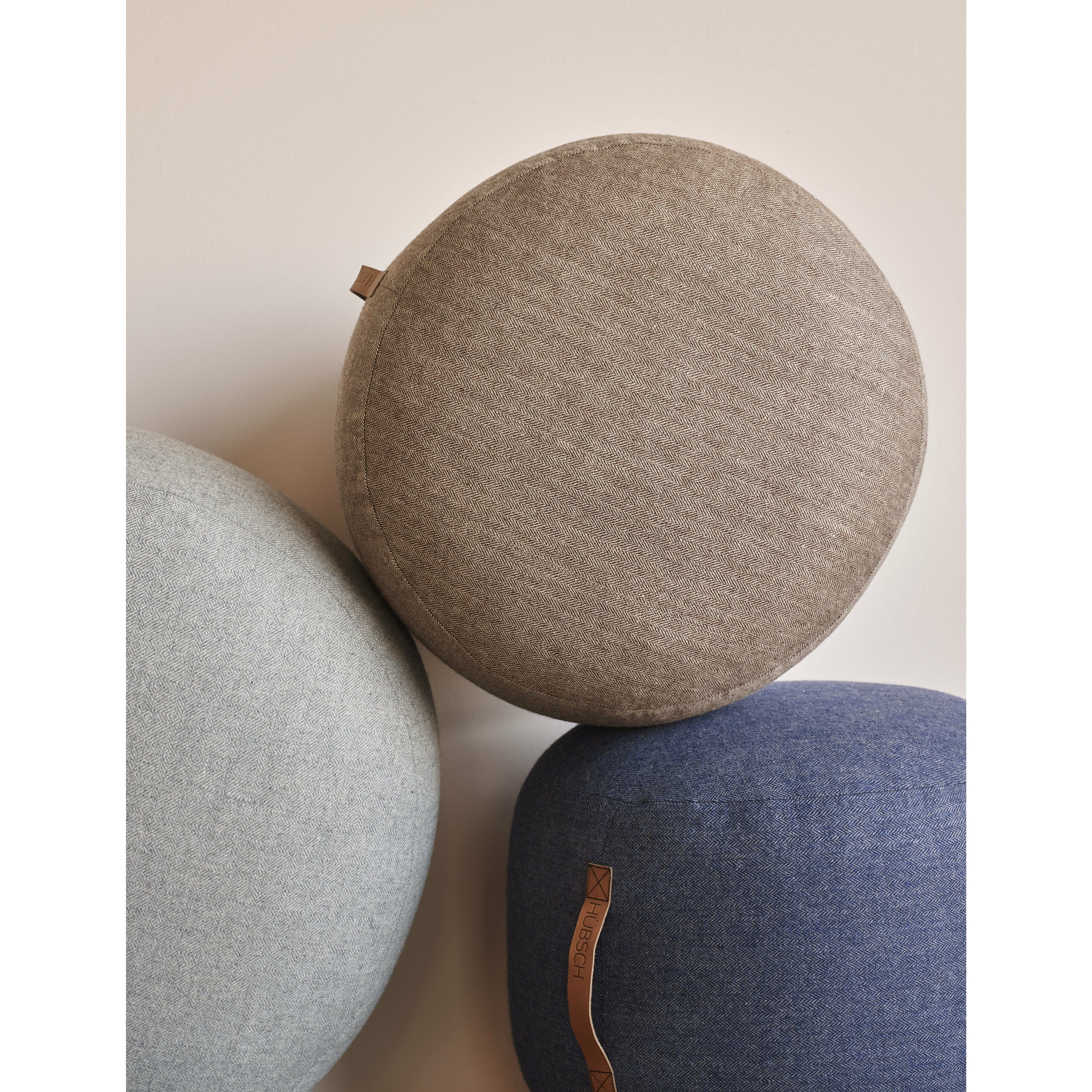 [product_category]-Hübsch Mochi Pouffe ø50, Brown-Hübsch-5712772067802-700804-HUB-2