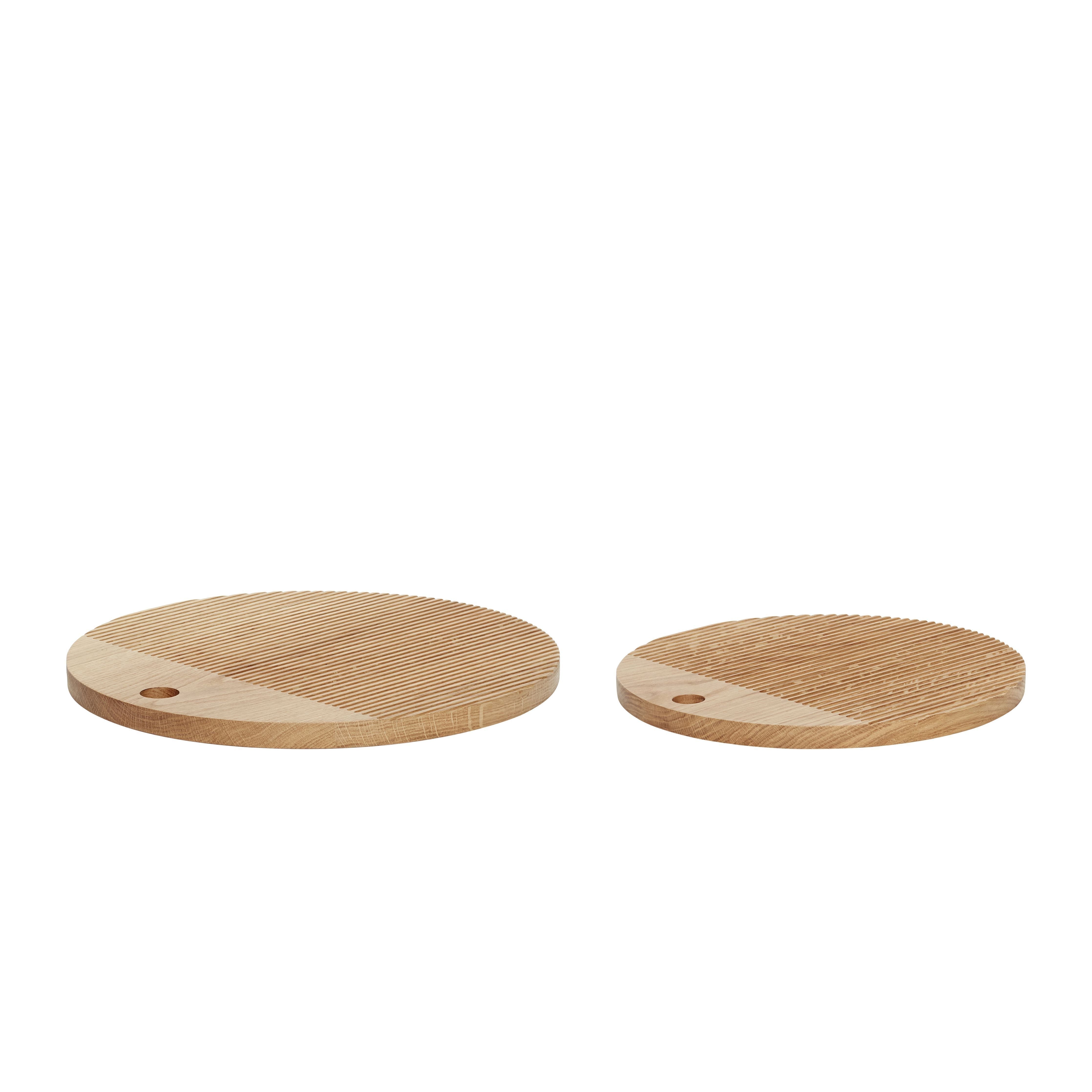 [product_category]-Hübsch Monarch Cutting Boards (Set Of 2) Round-Hübsch-5712772105078-880506F-HUB-1
