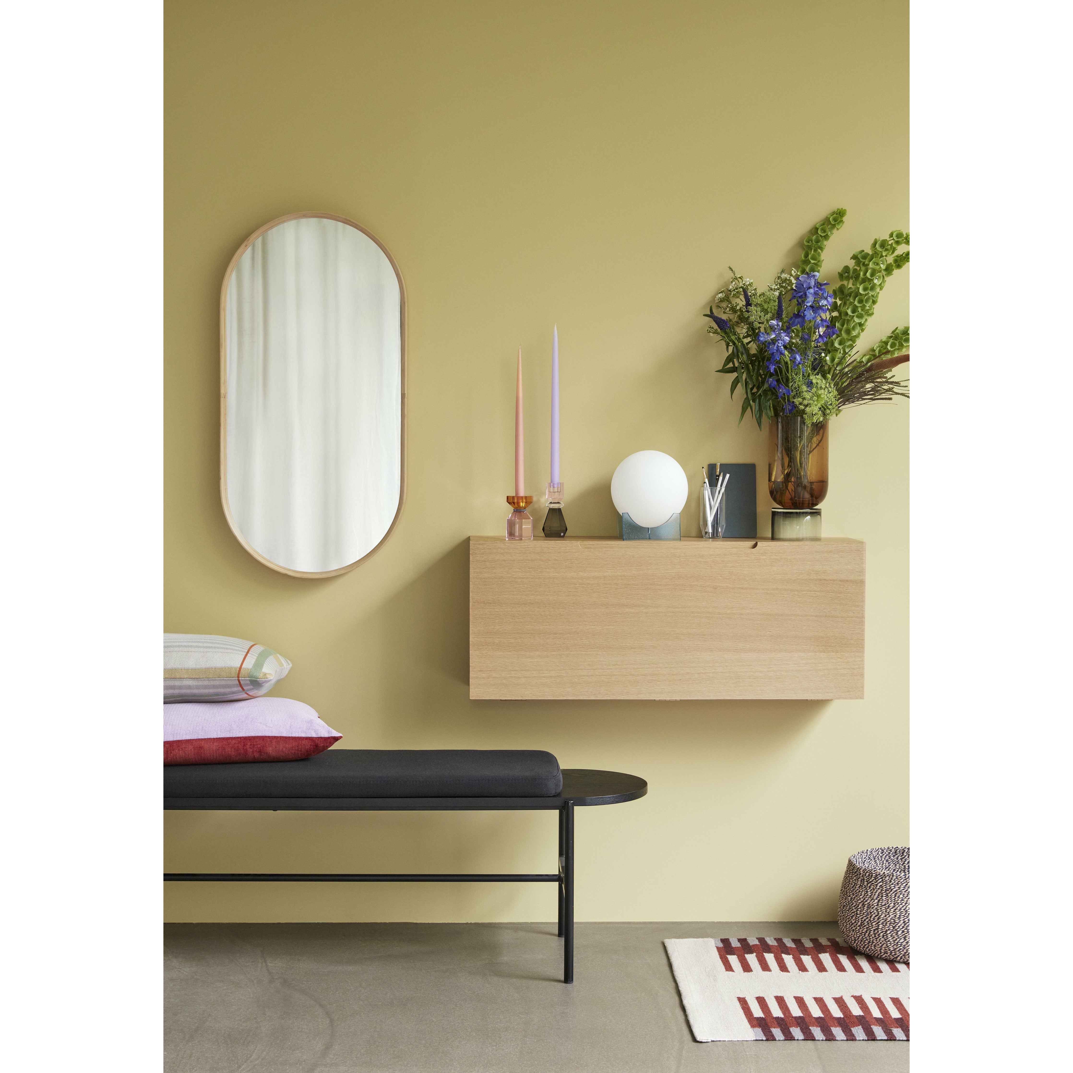 [product_category]-Hübsch Mood Wall Mirror Glass/Bamboo Natural-Hübsch-5712772101896-241204-HUB-2
