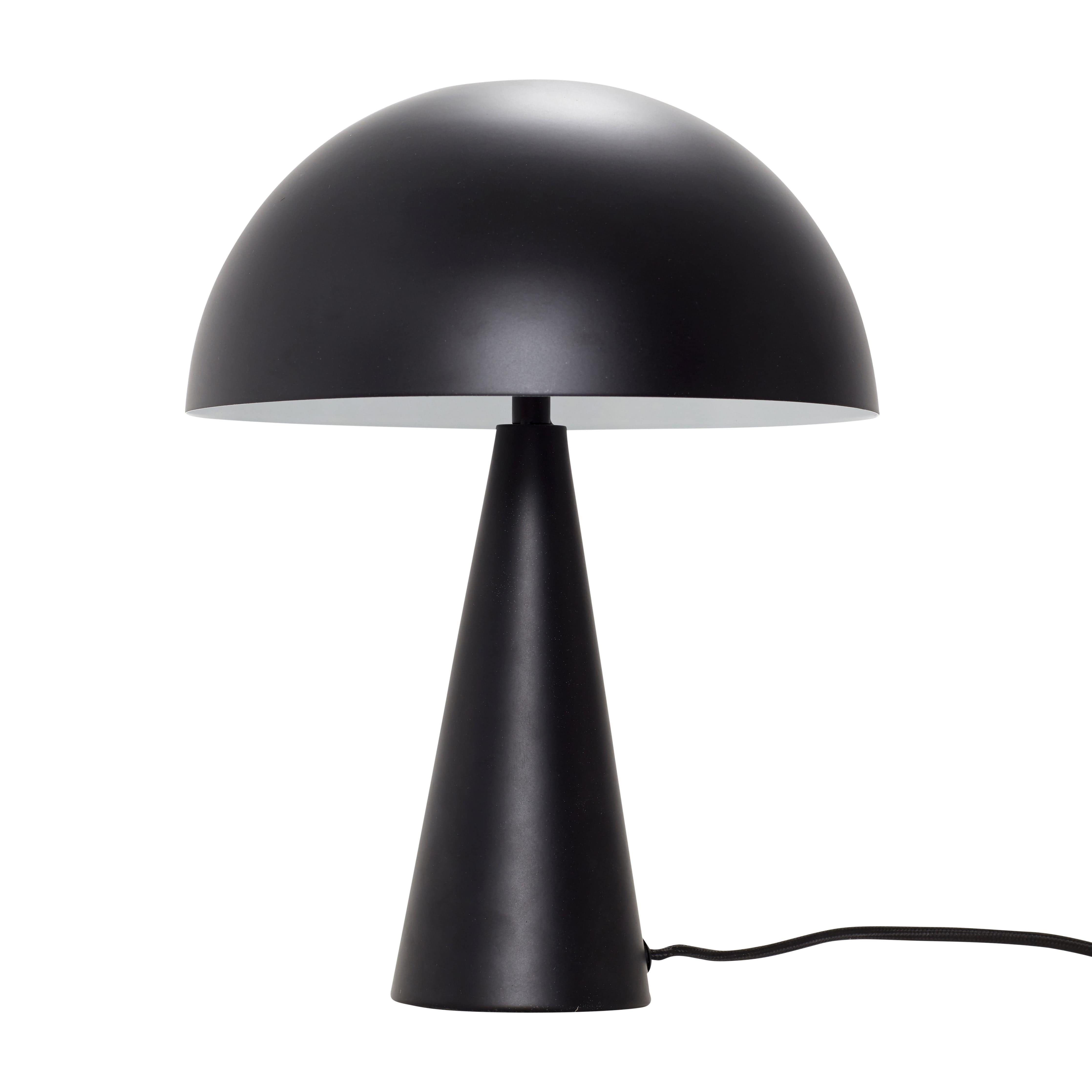 [product_category]-Hübsch Mush Table Lamp Mini, Black-Hübsch-5712772067291-990717-HUB-1