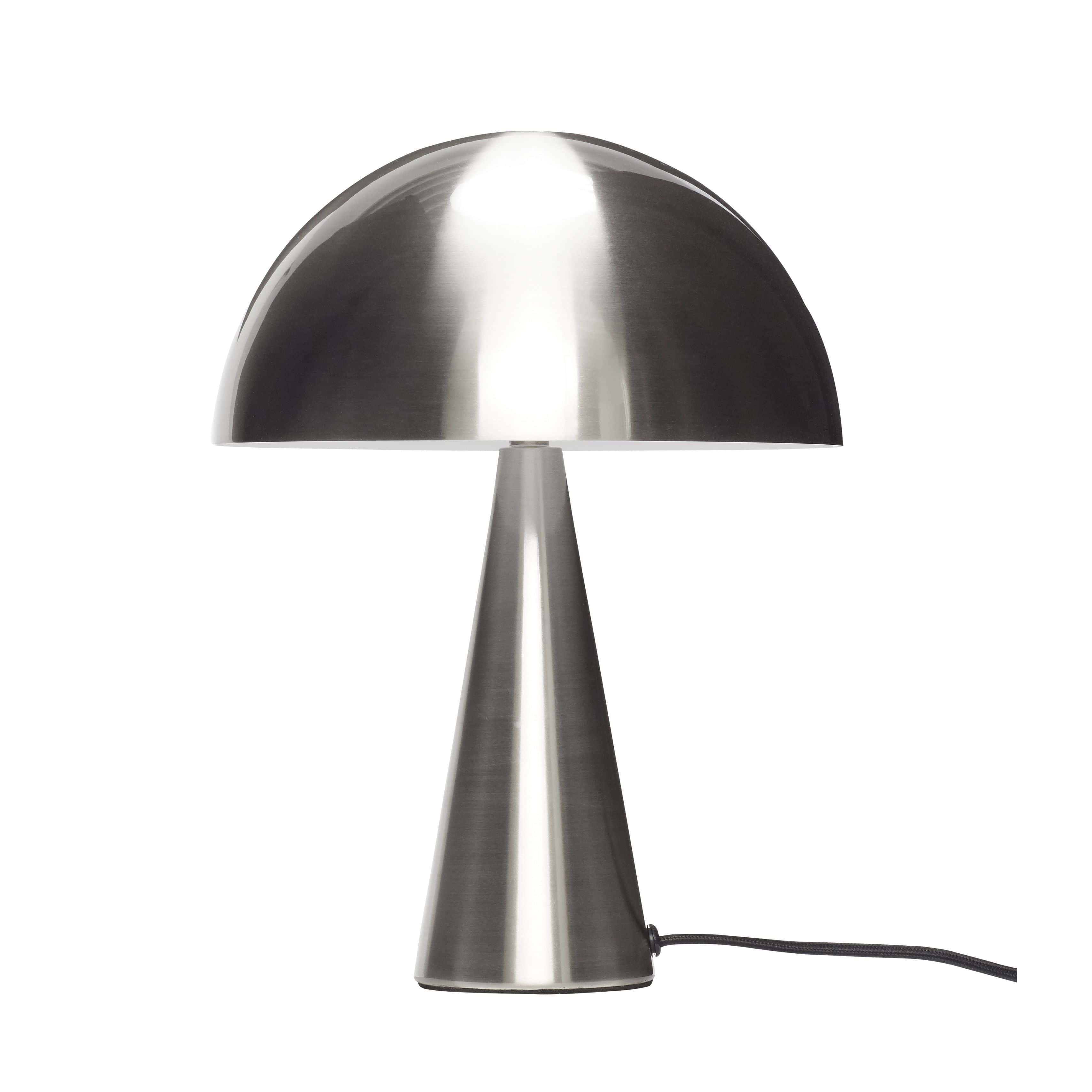 [product_category]-Hübsch Mush Table Lamp Mini, Nickel-Hübsch-5712772072578-991109-HUB-1