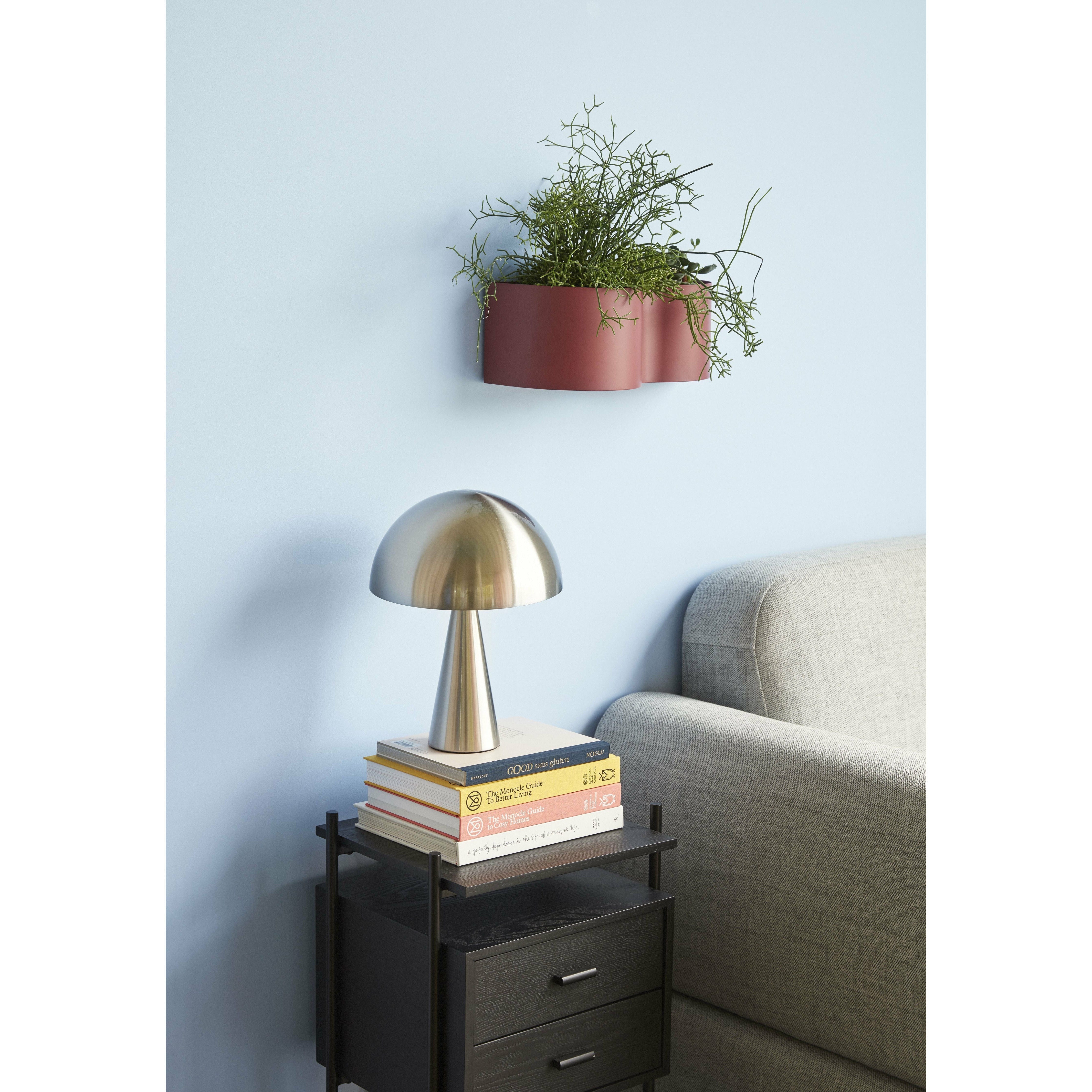 [product_category]-Hübsch Mush Table Lamp Mini, Nickel-Hübsch-5712772072578-991109-HUB-4