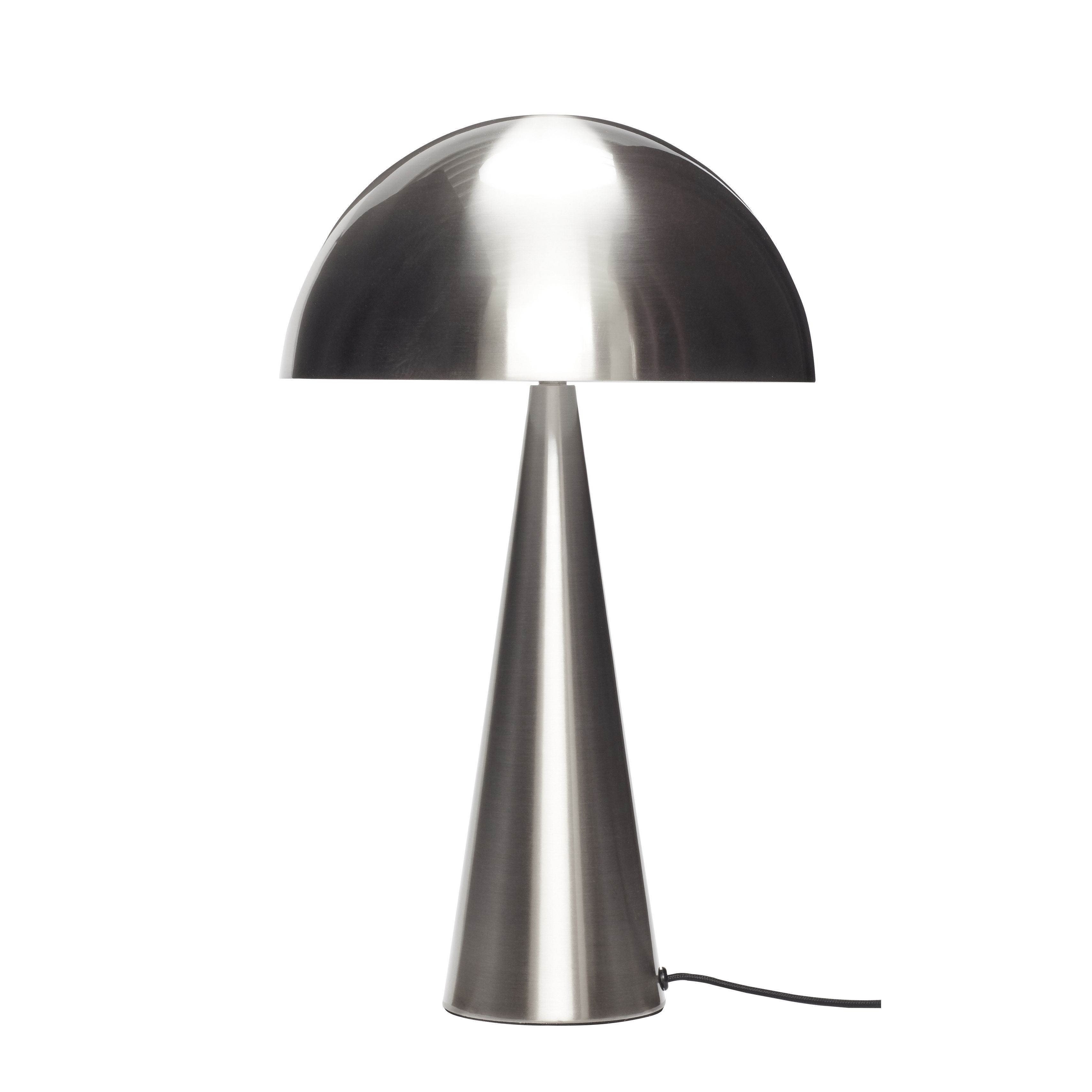 [product_category]-Hübsch Mush Table Lamp Tall, Nickel-Hübsch-5712772072561-991108-HUB-1