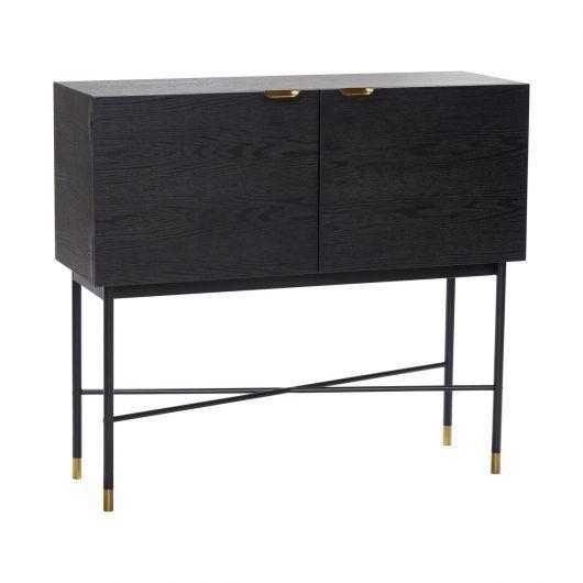 [product_category]-Hübsch Norm Console Table Black-Hübsch-5712772104897-020704F-HUB-1