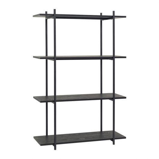 [product_category]-Hübsch Norm Shelf Unit Single Large Black-Hübsch-5712772110775-020804F-HUB-1