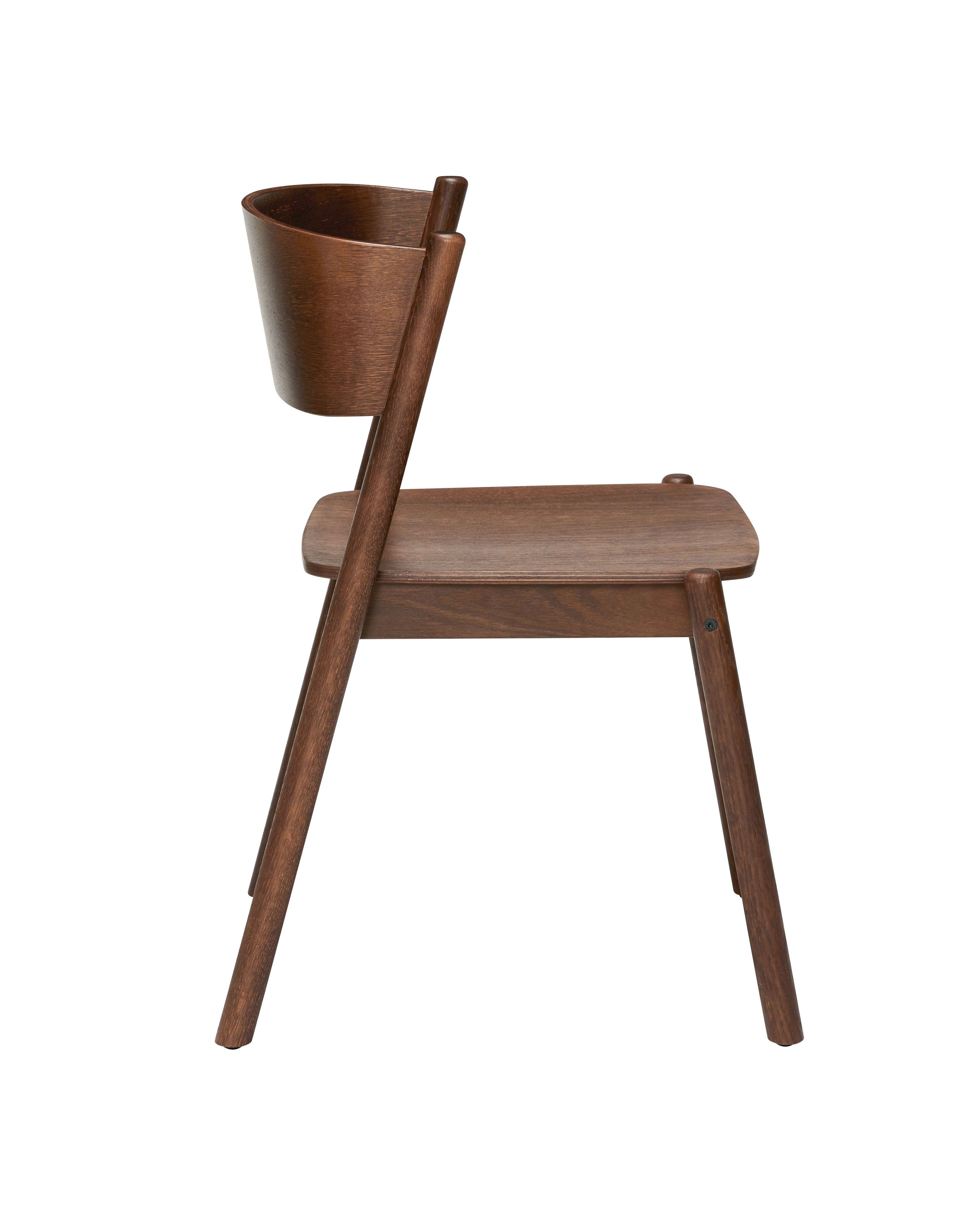 [product_category]-Hübsch Oblique Dining Chair, Dark Brown-Hübsch-5712772128305-331602-HUB-2