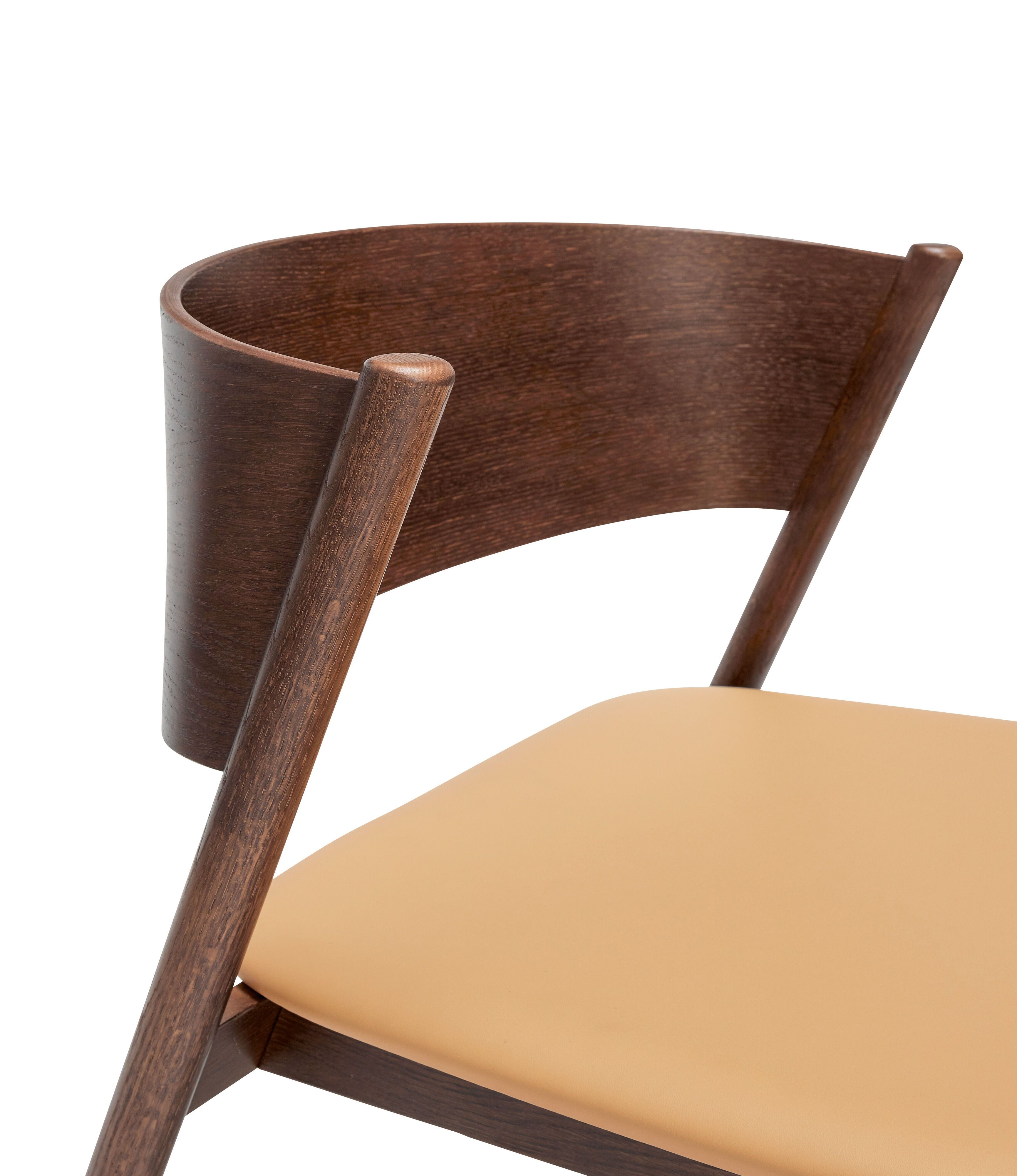 [product_category]-Hübsch Oblique Lounge Chair Seat, Dark Brown-Hübsch-5712772128428-331606-HUB-4