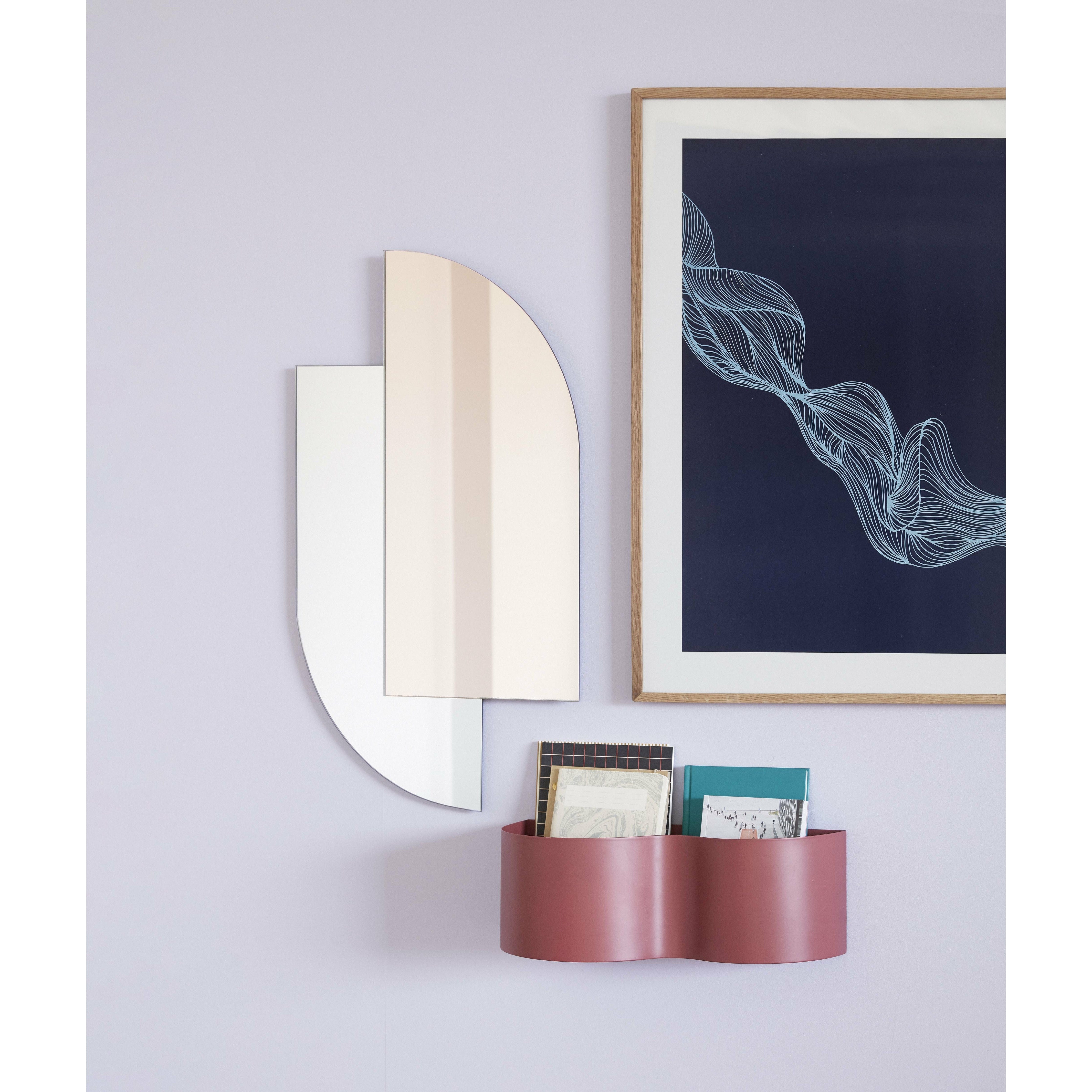 [product_category]-Hübsch Origami Wall Mirror, Rose-Hübsch-5712772072653-991117-HUB-2