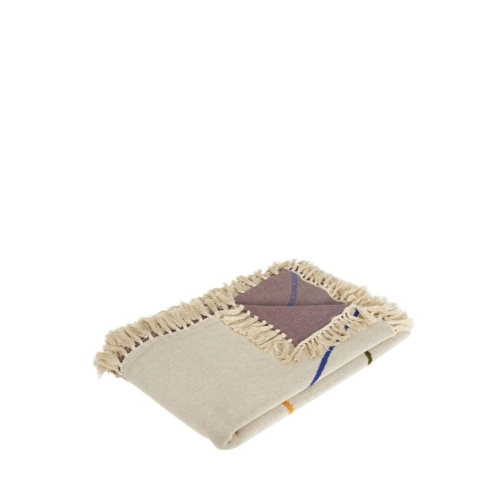 [product_category]-Hübsch Outline Throw, Multi Colors/Sand Colors-Hübsch-5712772127674-221605-HUB-9