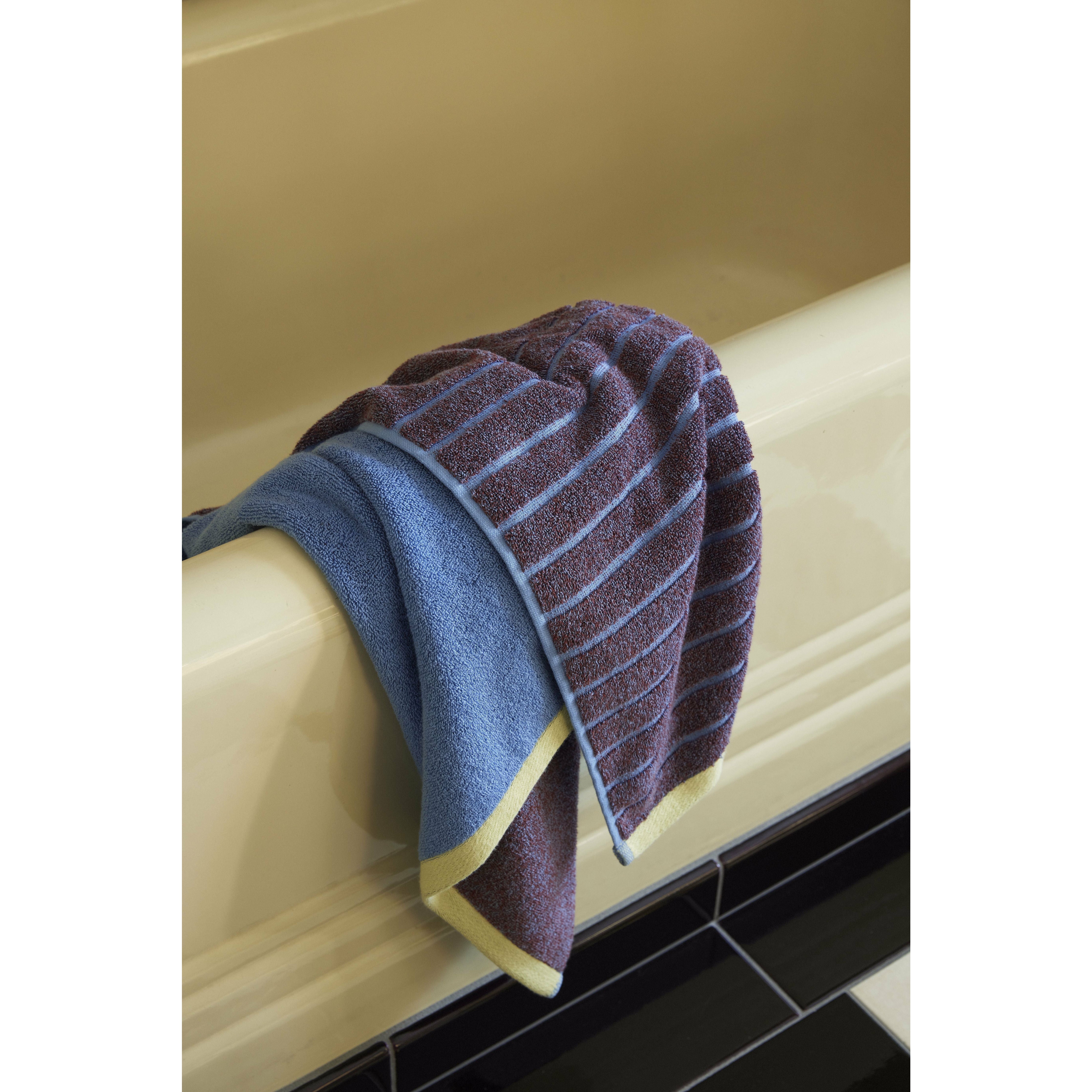 [product_category]-Hübsch Promenade Towel Large, Purple/Blue-Hübsch-5712772115183-61411-HUB-3
