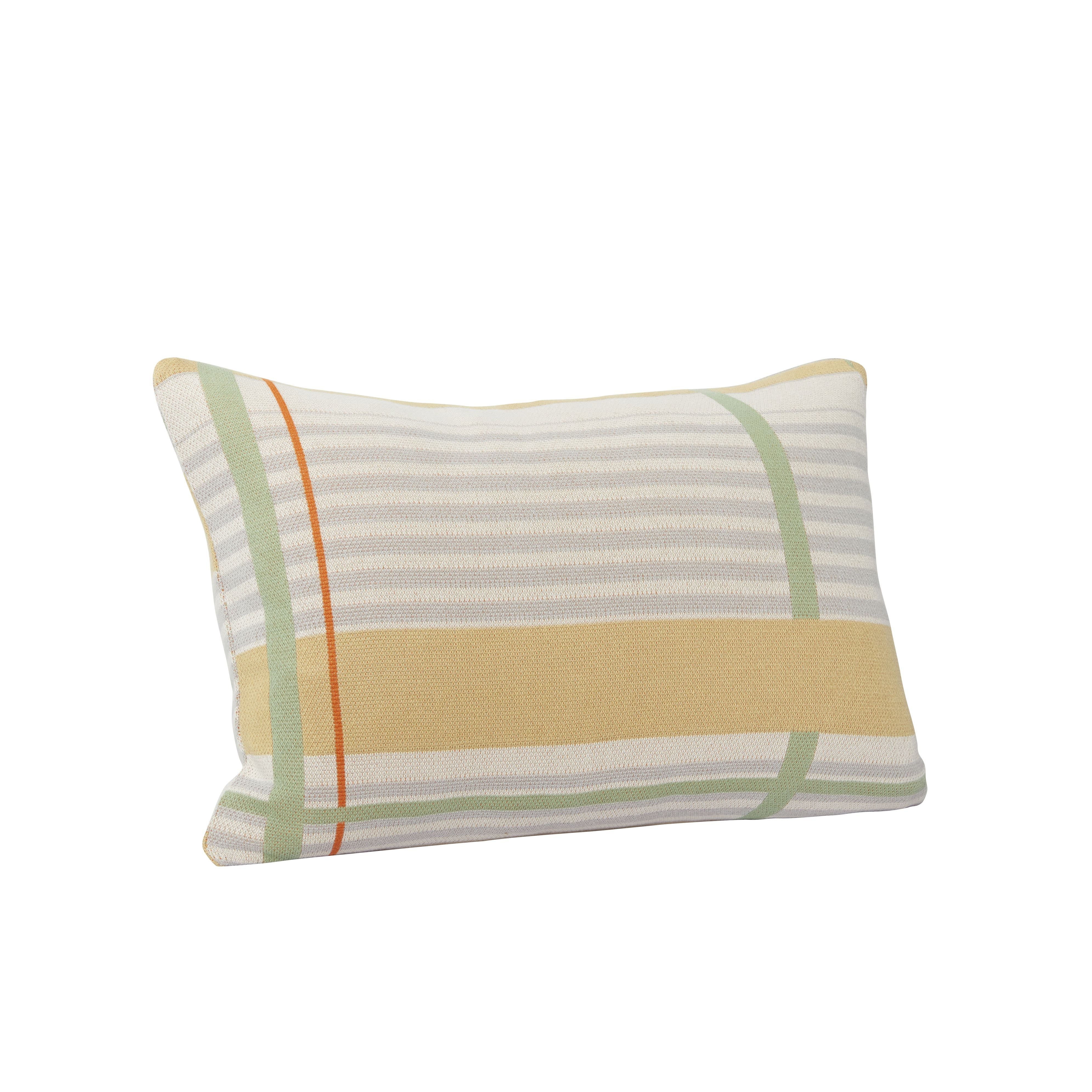 [product_category]-Hübsch Quadrum Knitted Cushion, Multicolour-Hübsch-5712772110355-221301-HUB-1