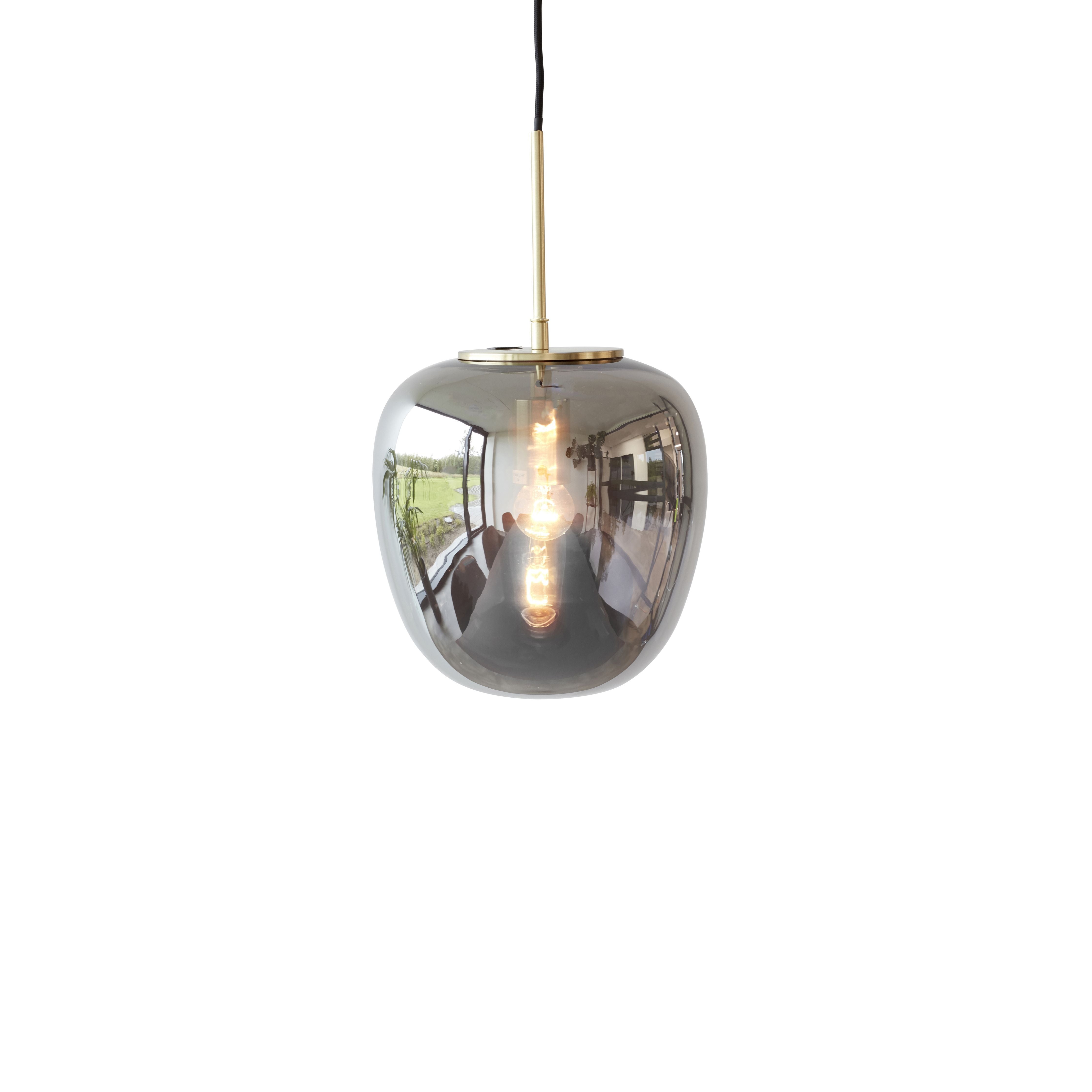 [product_category]-Hübsch Reflect Pendant Grey, ø25 Cm-Hübsch-5712772067451-990722-HUB-1