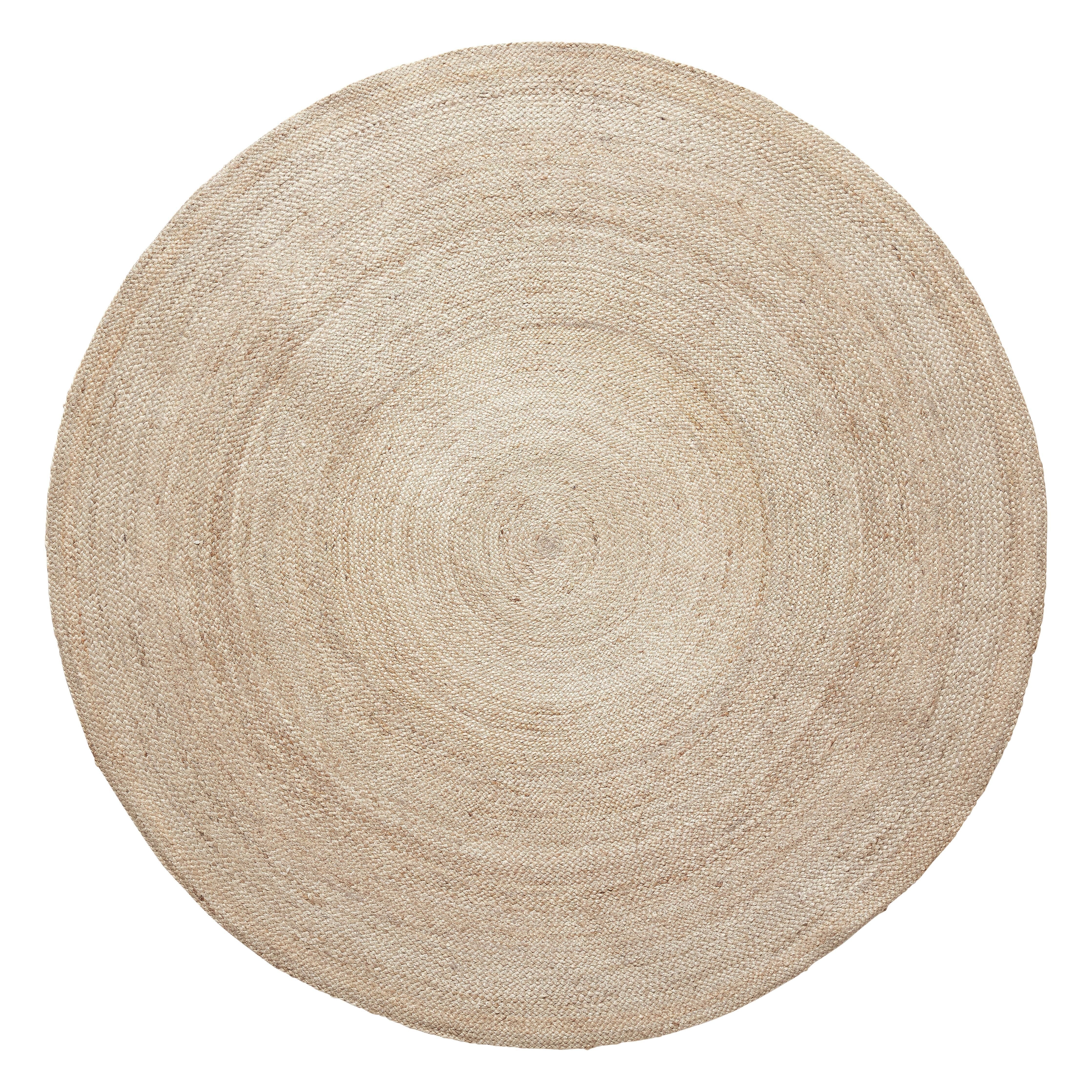 [product_category]-Hübsch Sage Rug Round Jute Natural-Hübsch-5712772063842-190601-HUB-1