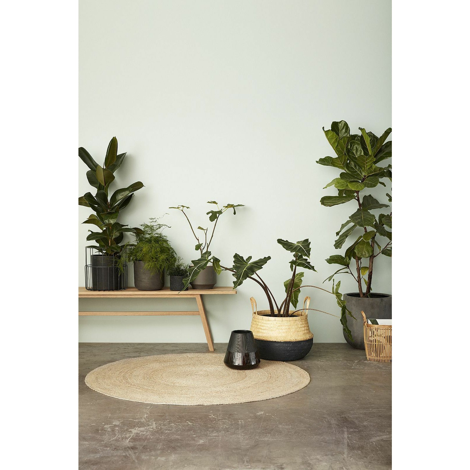 [product_category]-Hübsch Sage Rug Round Jute Natural-Hübsch-5712772063842-190601-HUB-4