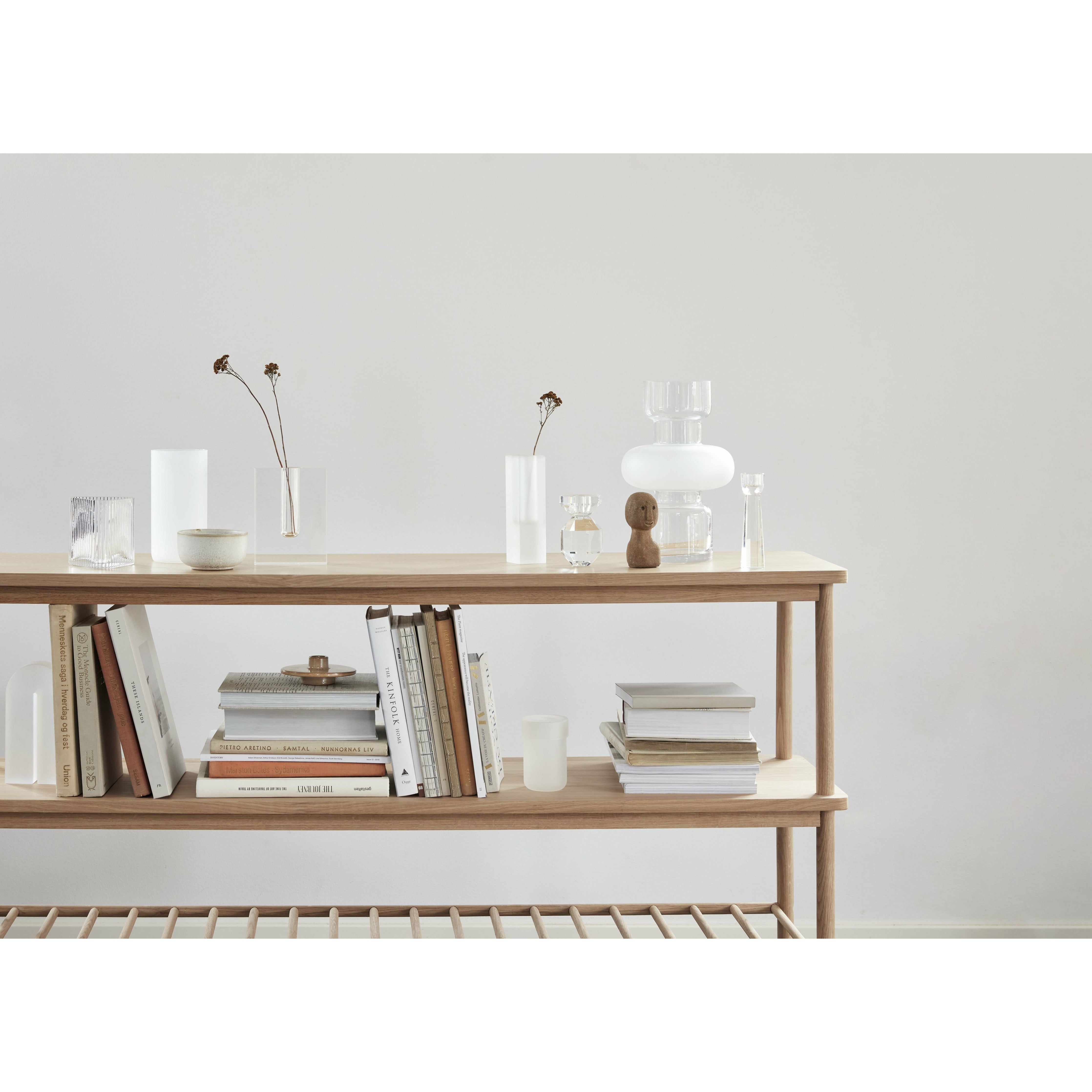 Hübsch Sculpt Vase Glass Clear