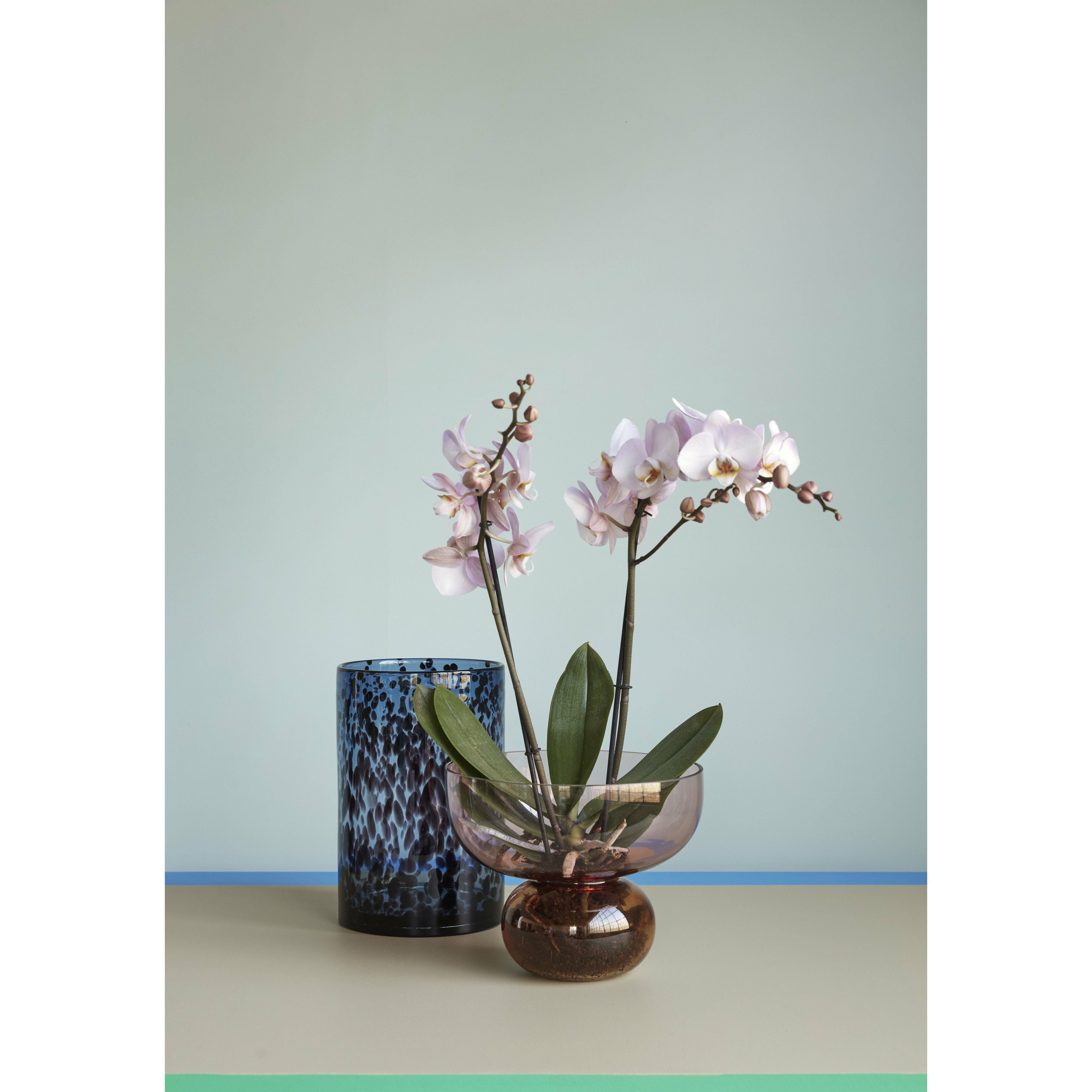 [product_category]-Hübsch Show Vase Glass Pink/Amber-Hübsch-5712772102527-661201-HUB-3