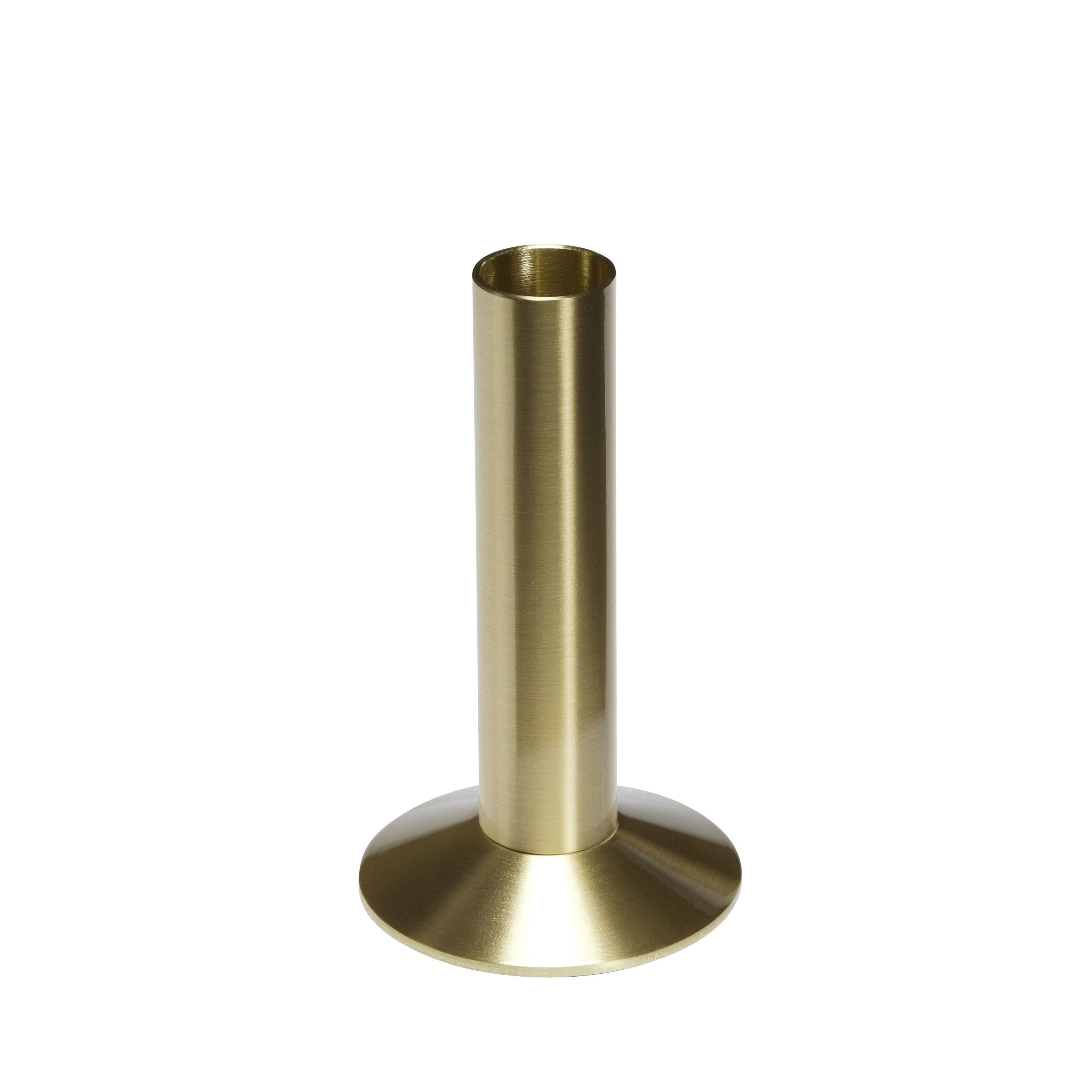[product_category]-Hübsch Sleek Candle Holder, Brass Color-Hübsch-5712772130254-991711-HUB-2