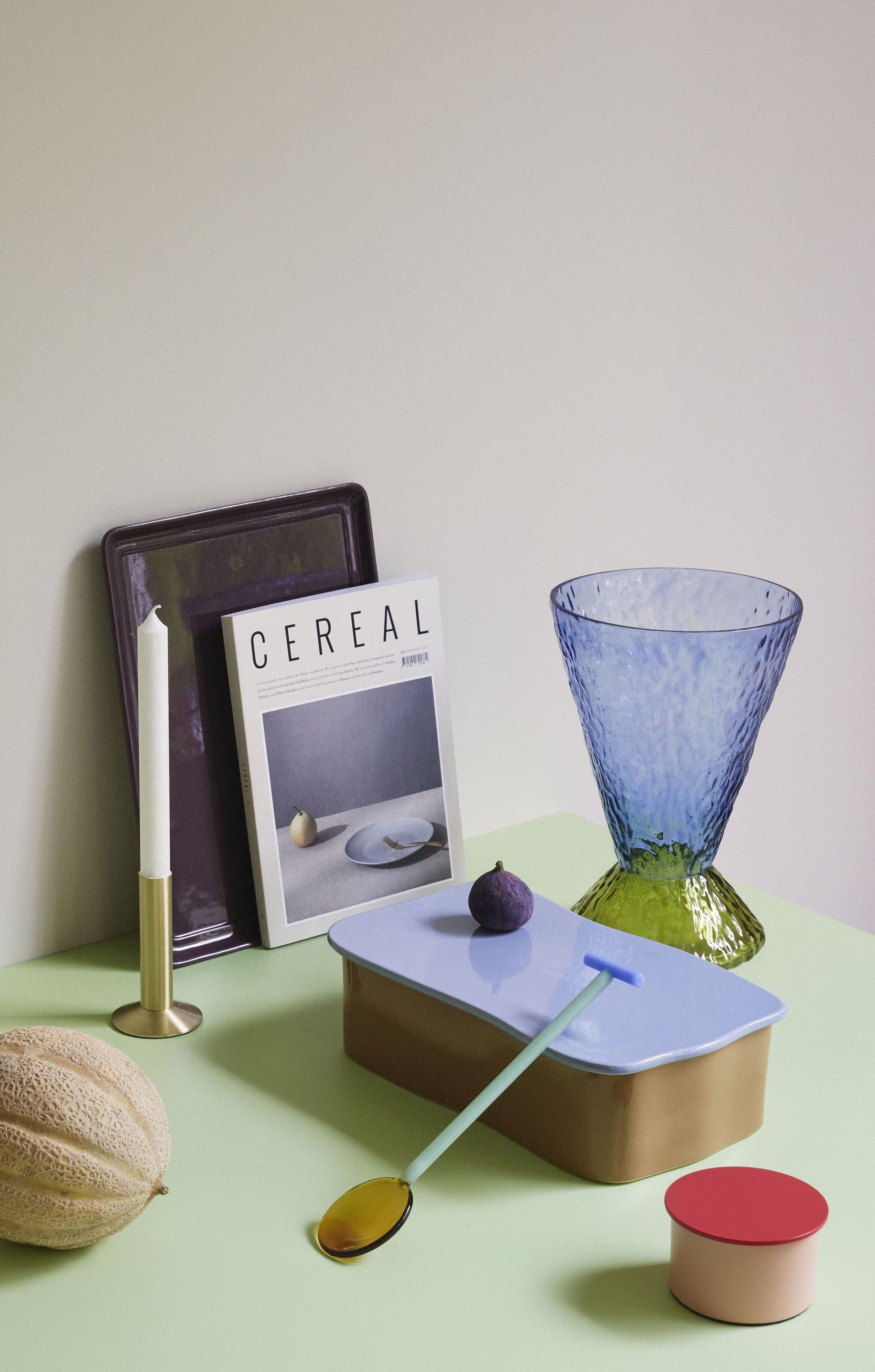 [product_category]-Hübsch Sleek Candle Holder, Brass Color-Hübsch-5712772130254-991711-HUB-8