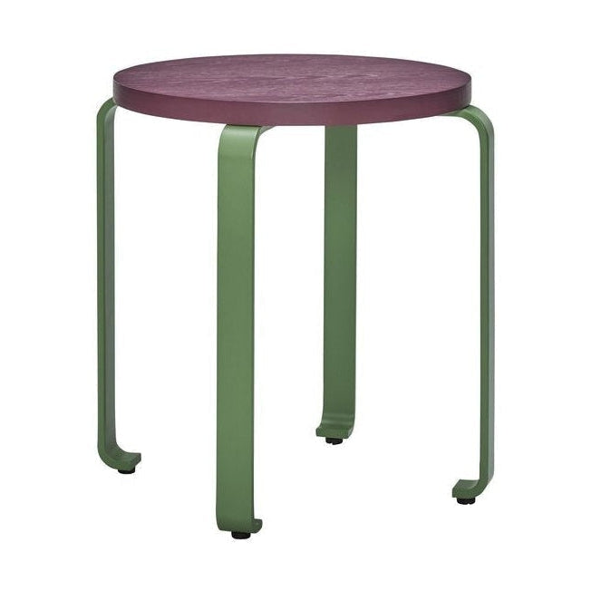 [product_category]-Hübsch Smile Stool, Burgundy/Green-Hübsch-5712772127070-021607-HUB-11