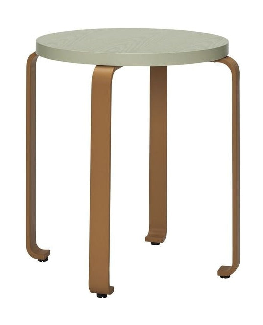 [product_category]-Hübsch Smile Stool, Light Green/Orange-Hübsch-5712772127049-021606-HUB-1