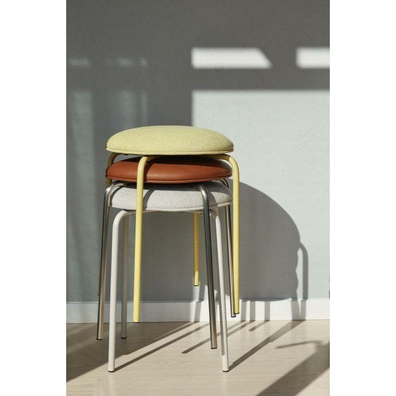 [product_category]-Hübsch Stack Stool, Brown/Nickel-Hübsch-5712772112212-21314-HUB-5