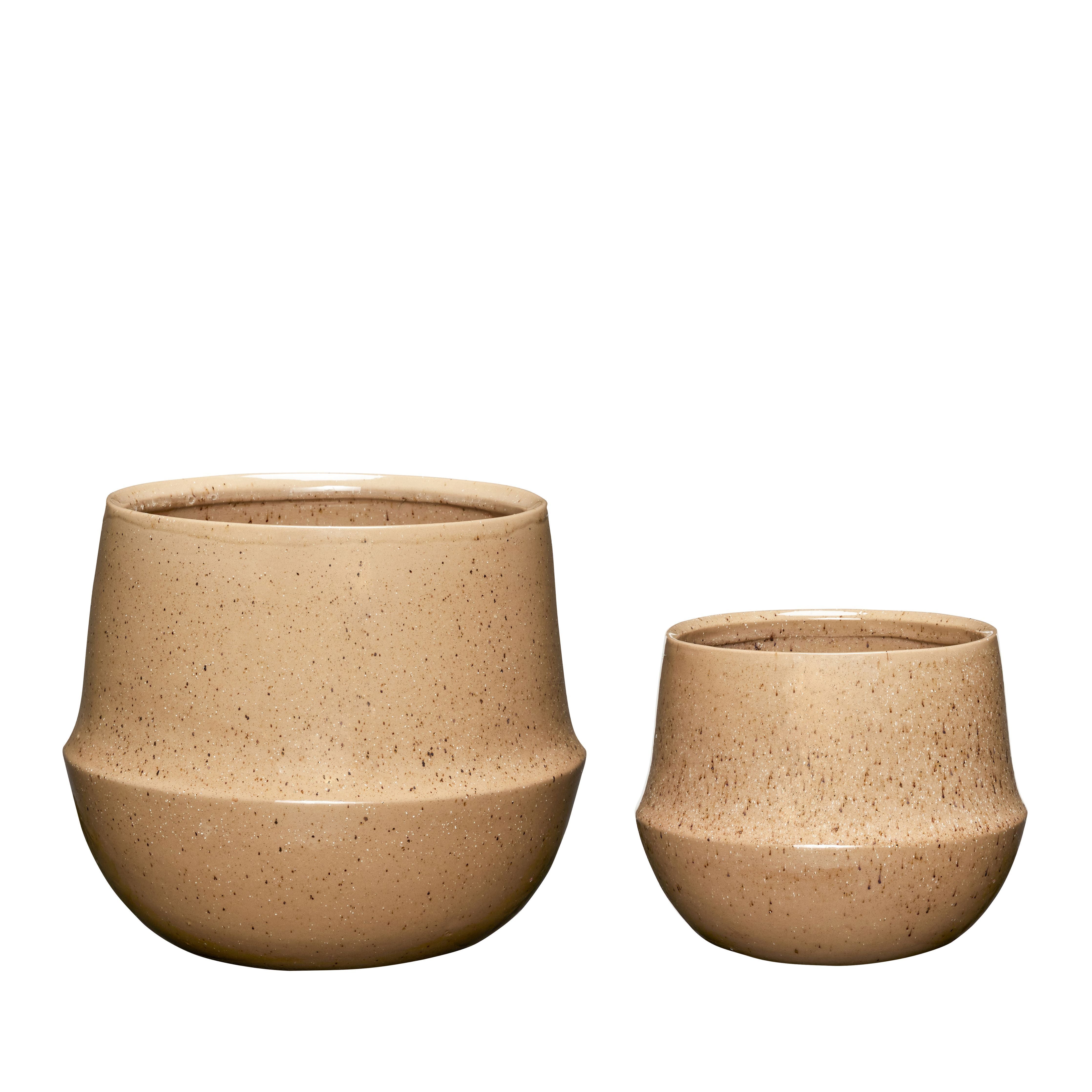 [product_category]-Hübsch Vibe Pots (Set Of 2), Sand-Hübsch-5712772115787-761402-HUB-1