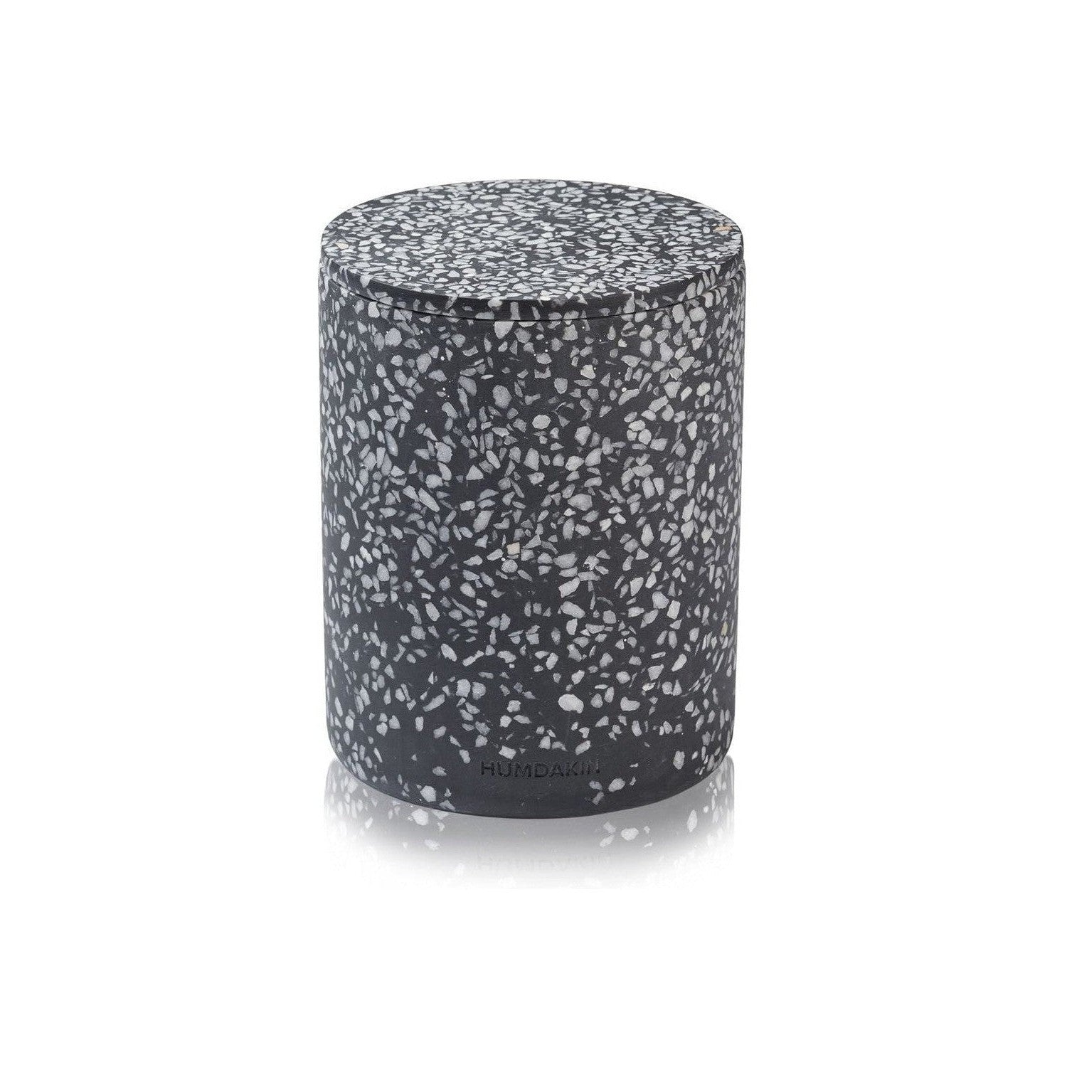 [product_category]-Humdakin Bologna Terrazzo Vase With Lid, Black-Humdakin-5713391017049-456-115-HUM-1
