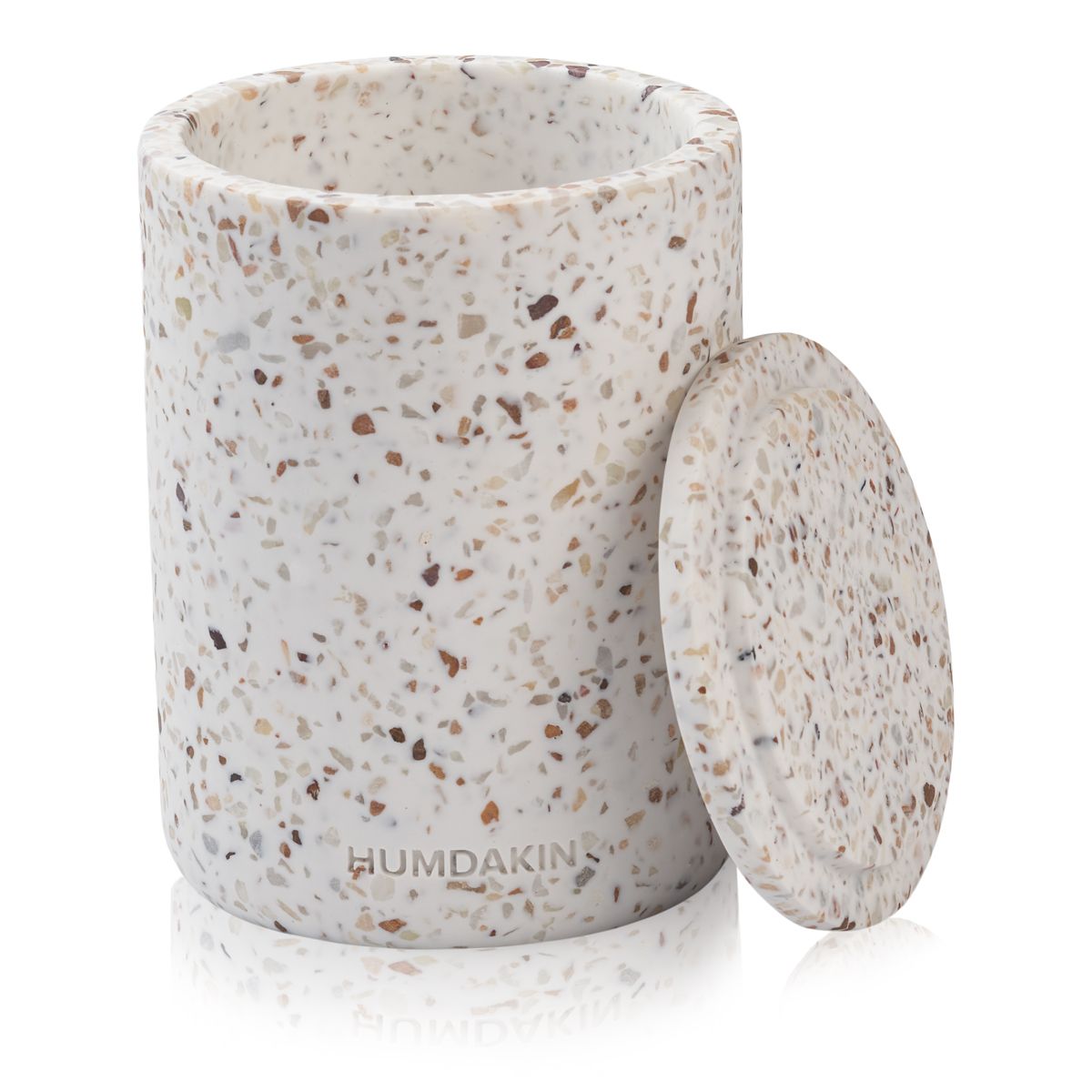 [product_category]-Humdakin Lucca Terrazzo Vase With Lid, Red/Beige-Humdakin-5713391016288-455-138-HUM-2