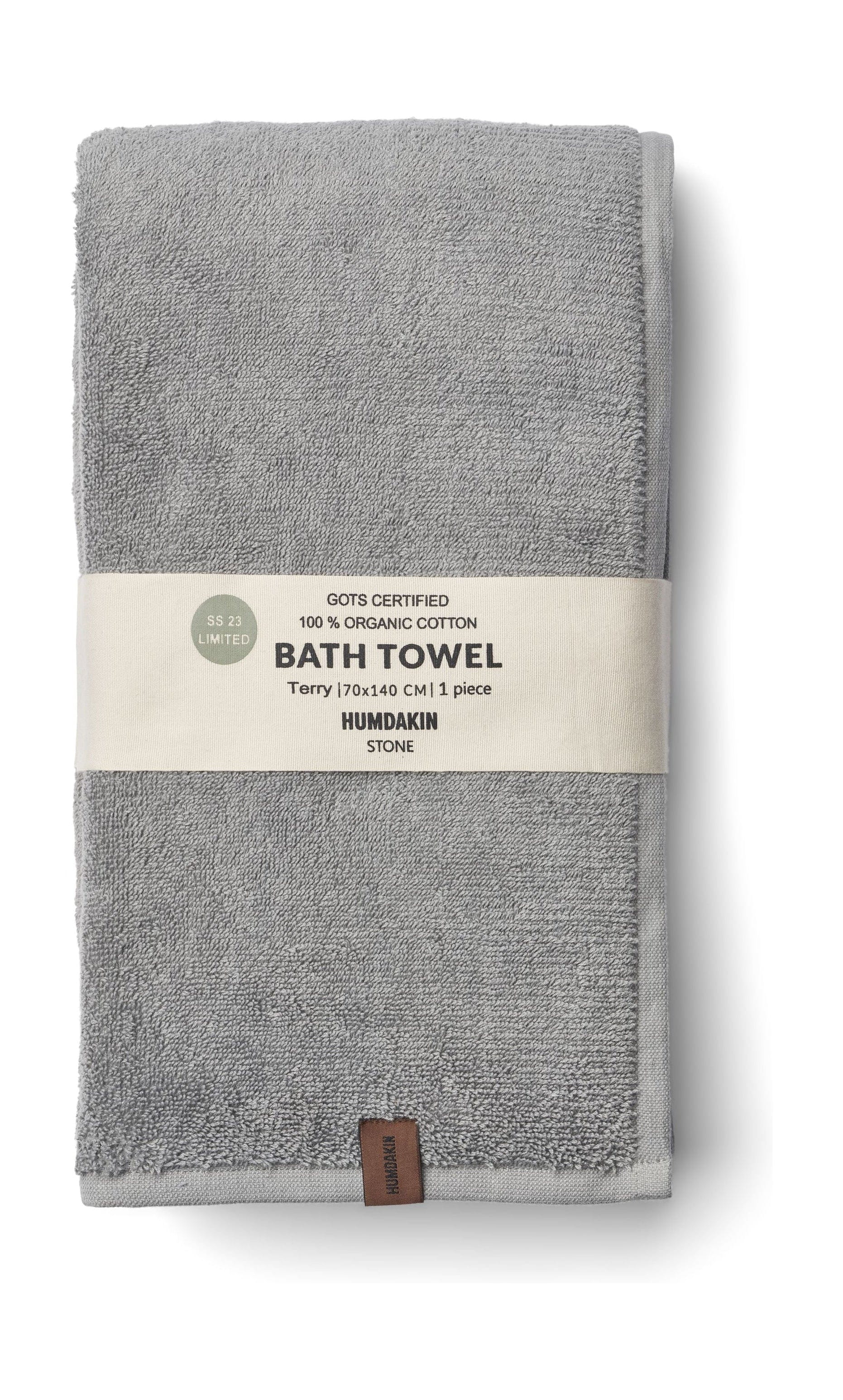[product_category]-Humdakin Terry Bath Towel, Stone-Humdakin-5713391019357-588-019-HUM-3