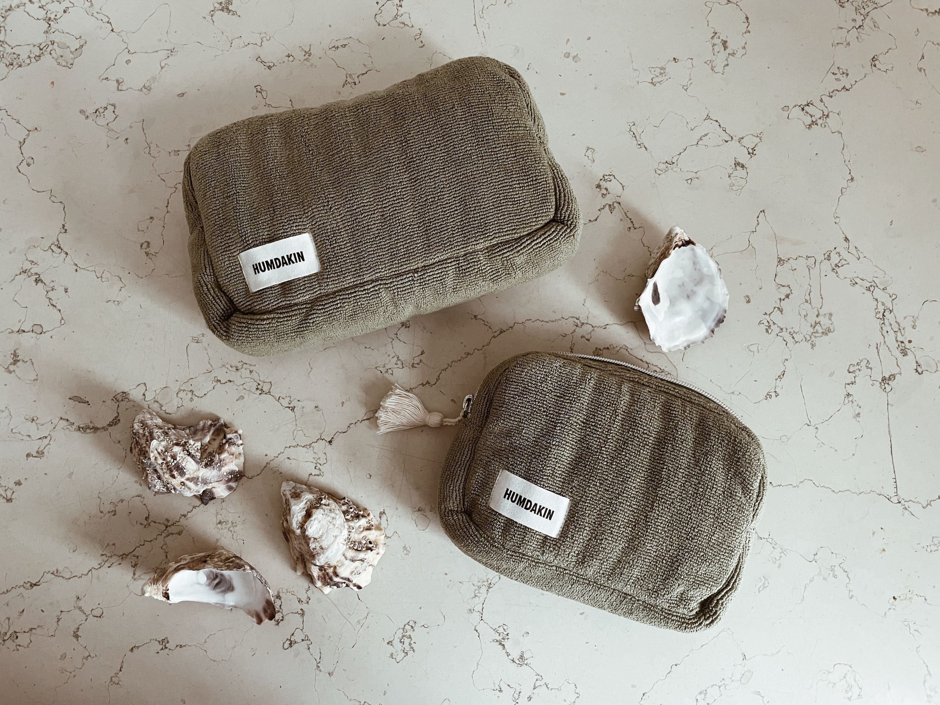 [product_category]-Humdakin Terry Cosmetic Bag, Stone-Humdakin-5713391019111-575-019-HUM-2