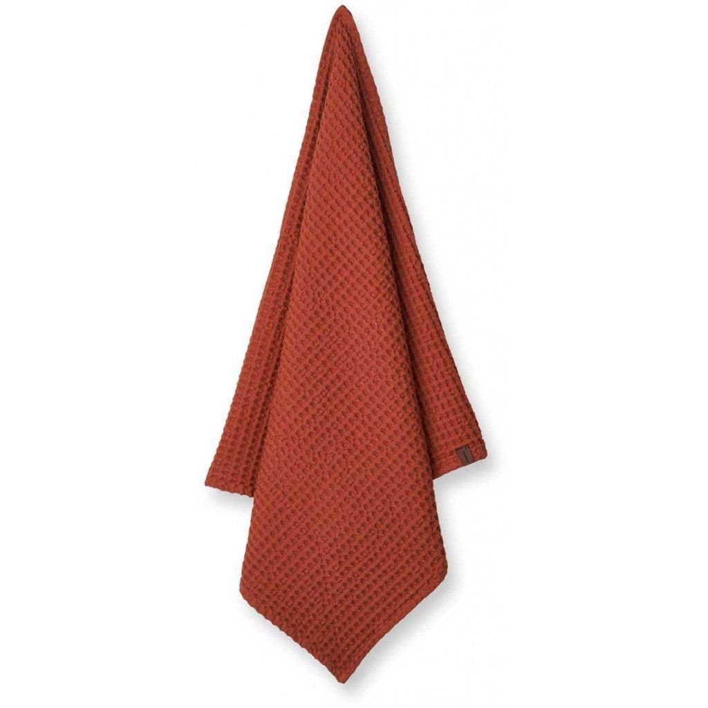 [product_category]-Humdakin Waffle Bath Towel, Terracotta-Humdakin-5713391010767-236-114-HUM-2