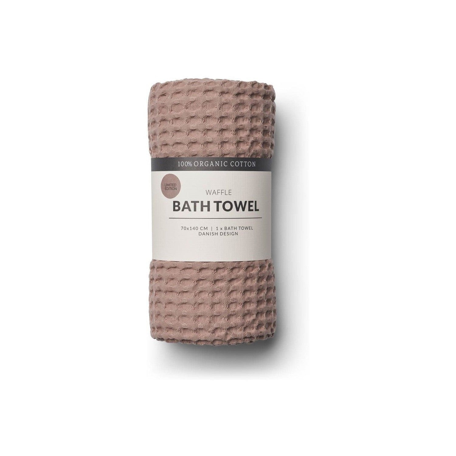 [product_category]-Humdakin Waffle Organic Bath Towel, Latte-Humdakin-5713391015359-236-07-HUM-1