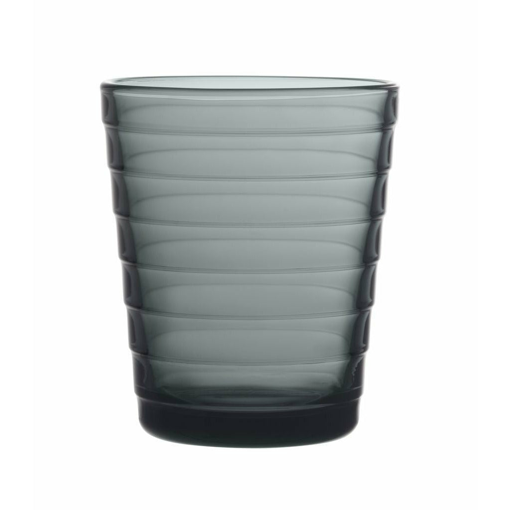 [product_category]-Iittala Aino Aalto Drinking Glass Dark Grey 22 Cl, 2 St K.-Iittala-6411923670210-1057028-IIT-1