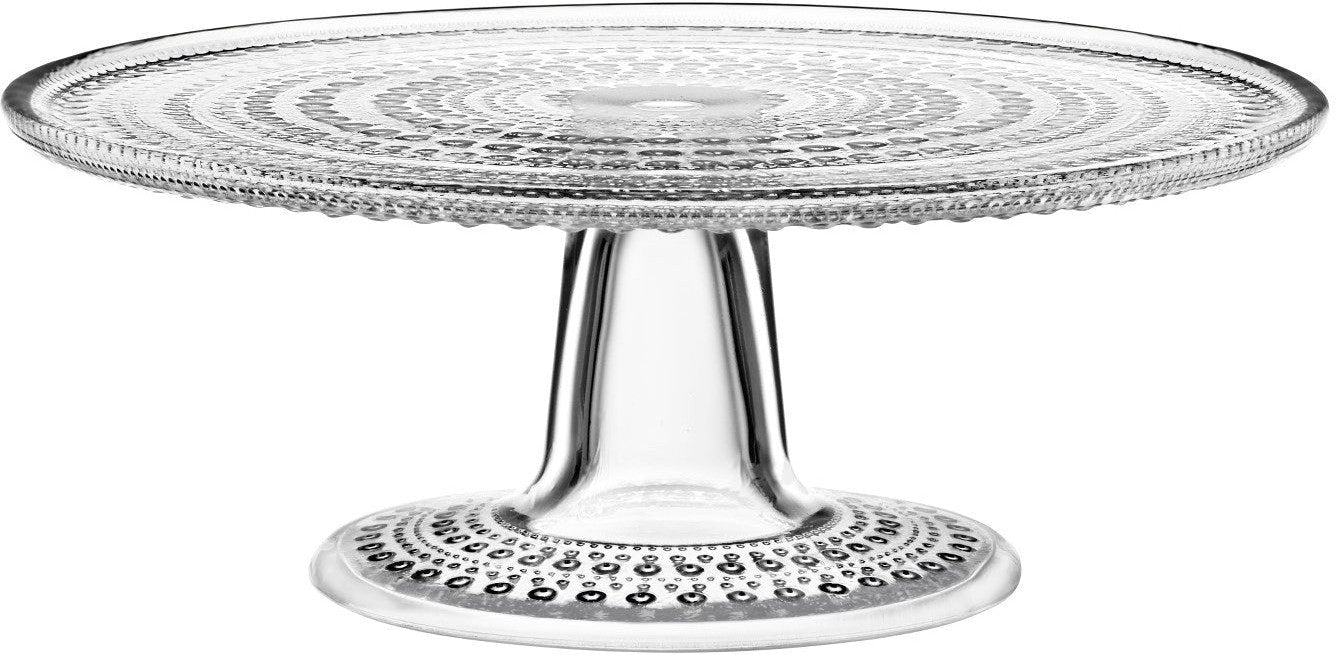 [product_category]-Iittala Kastehelmi Cake Plate W. Foot Clear, ø31,5cm-Iittala-6411920059940-1007596-IIT-1