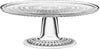 Iittala Kastehelmi Cake Plate W. Foot Clear, Ø31,5 cm