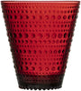 Iittala Kastehelmi Glass Cranberry 2ks, 30cl