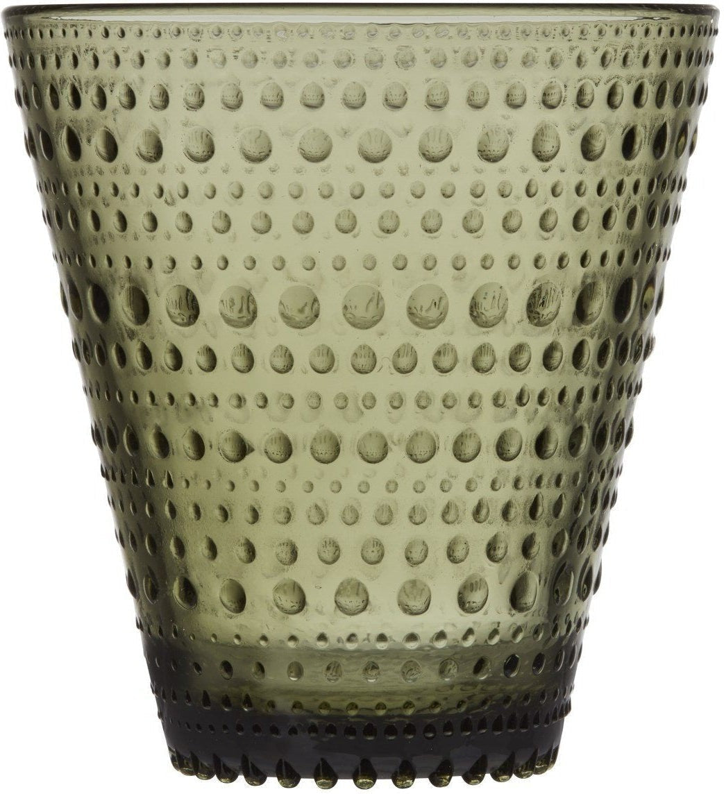 [product_category]-Iittala Kastehelmi Glass Moss Green 2pcs, 30cl-Iittala-6411923660976-1025716-IIT-1