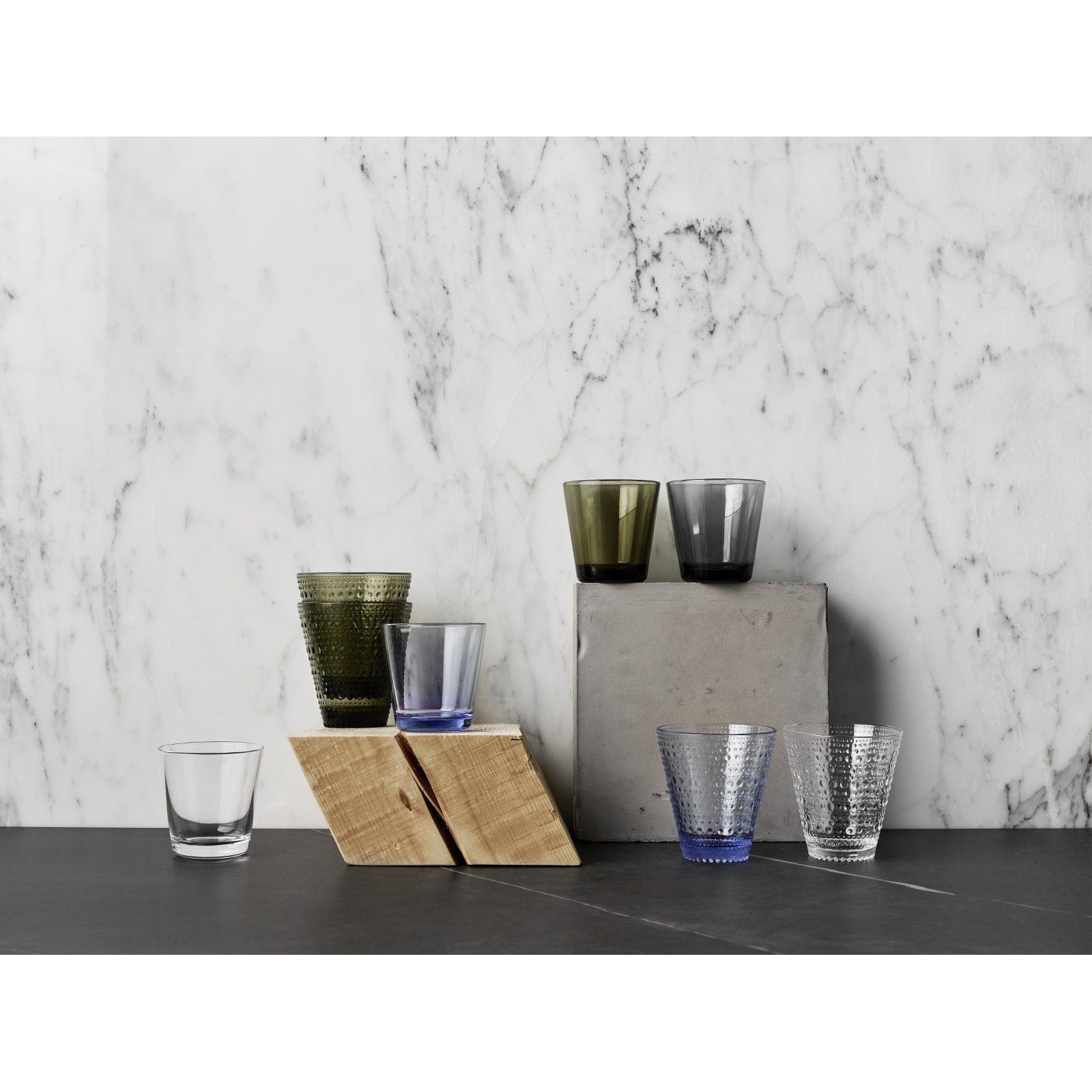 [product_category]-Iittala Kastehelmi Glass Moss Green 2pcs, 30cl-Iittala-6411923660976-1025716-IIT-2