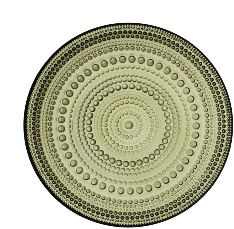 [product_category]-Iittala Kastehelmi Plate Moss Green, ø17cm-Iittala-6411923660822-1025690-IIT-1