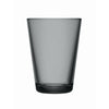 Iittala Katio Piting Glass tmavě šedá 40 cl, 2 ks.