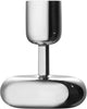 Iittala Nappula Candlestick Steel 10,7 cm