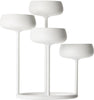 Iittala Nappula Candlestick White, 26,3 cm
