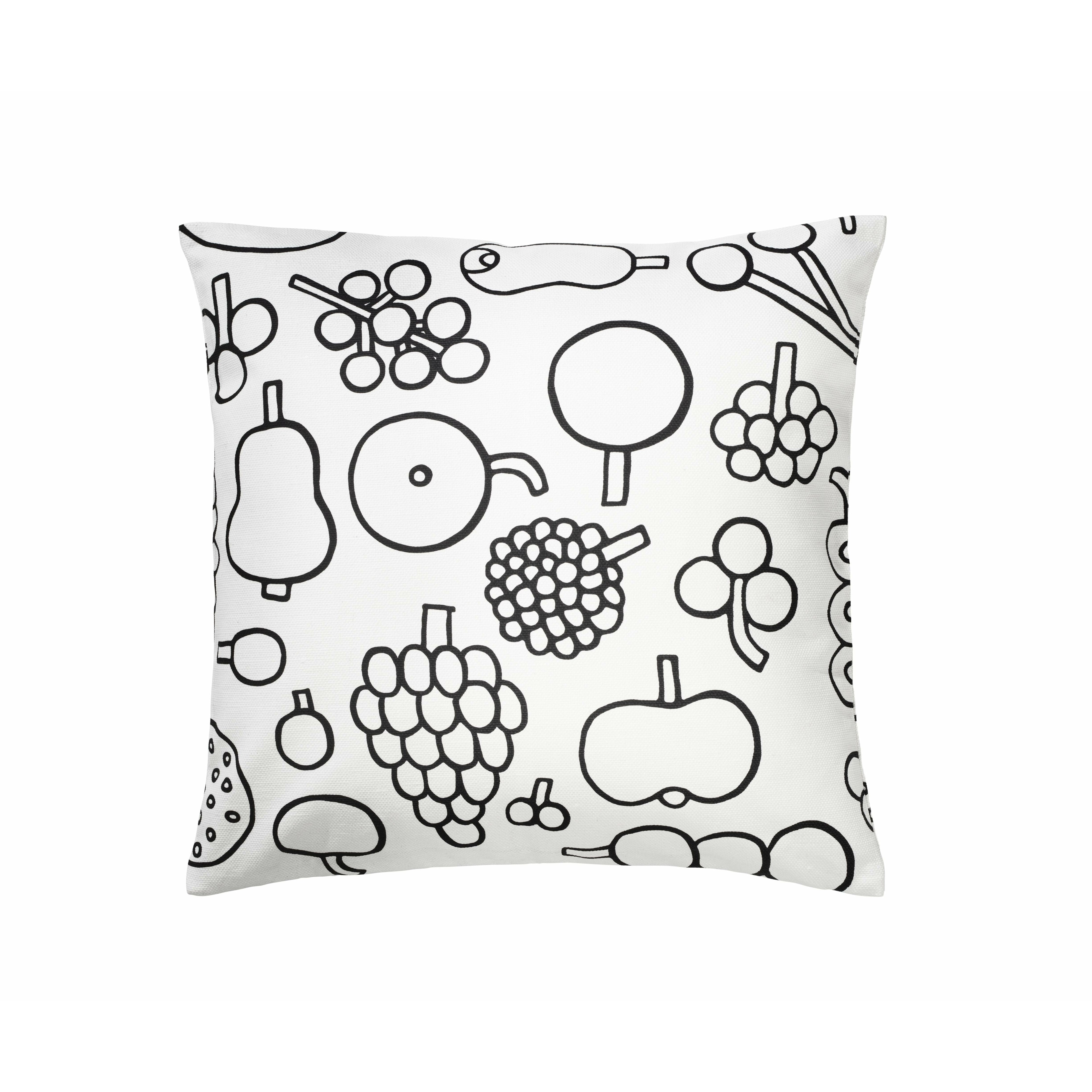 [product_category]-Iittala Oiva Toikka Pillowcase 47x47cm, Frutta Black/White-Iittala-6411923674171-1062515-IIT-1