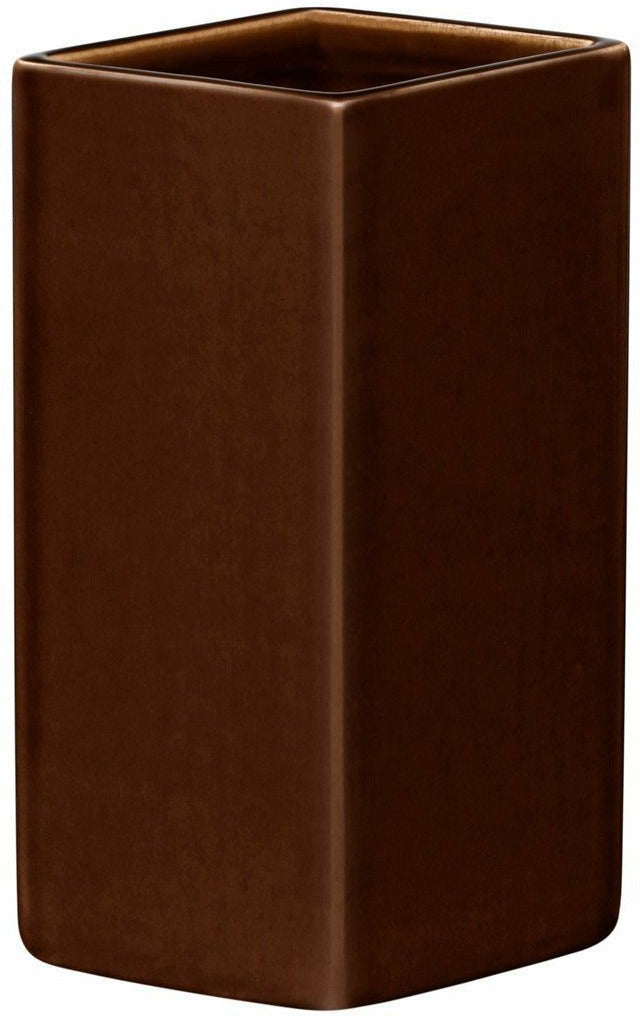 [product_category]-Iittala Ruutu Ceramic Vase Brown, 18cm-Iittala-6411923667968-1051701-IIT-1