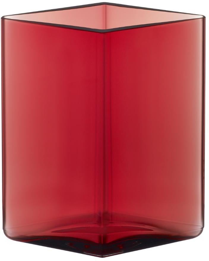 [product_category]-Iittala Ruutu Vase Cranberry, 15cm-Iittala-6411923652506-1015596-IIT-1