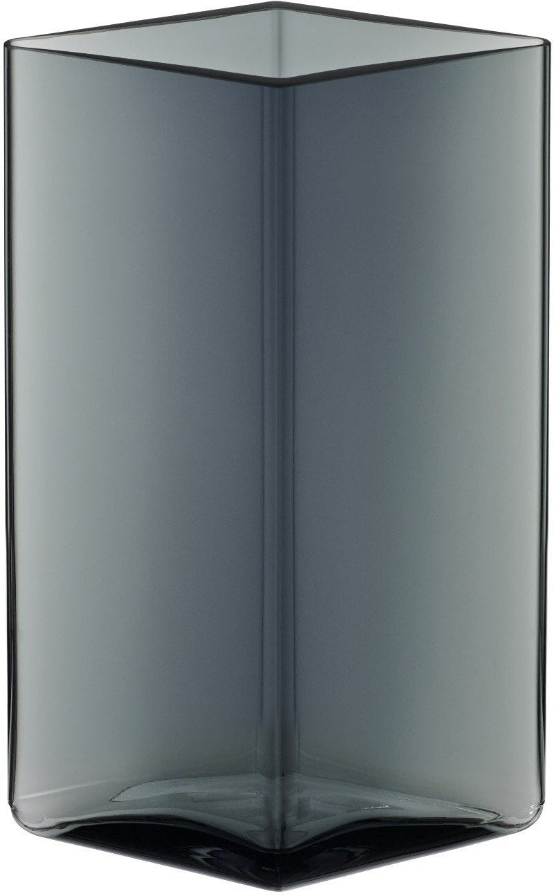 [product_category]-Iittala Ruutu Vase Grey, 18cm-Iittala-6411923652476-1015592-IIT-1